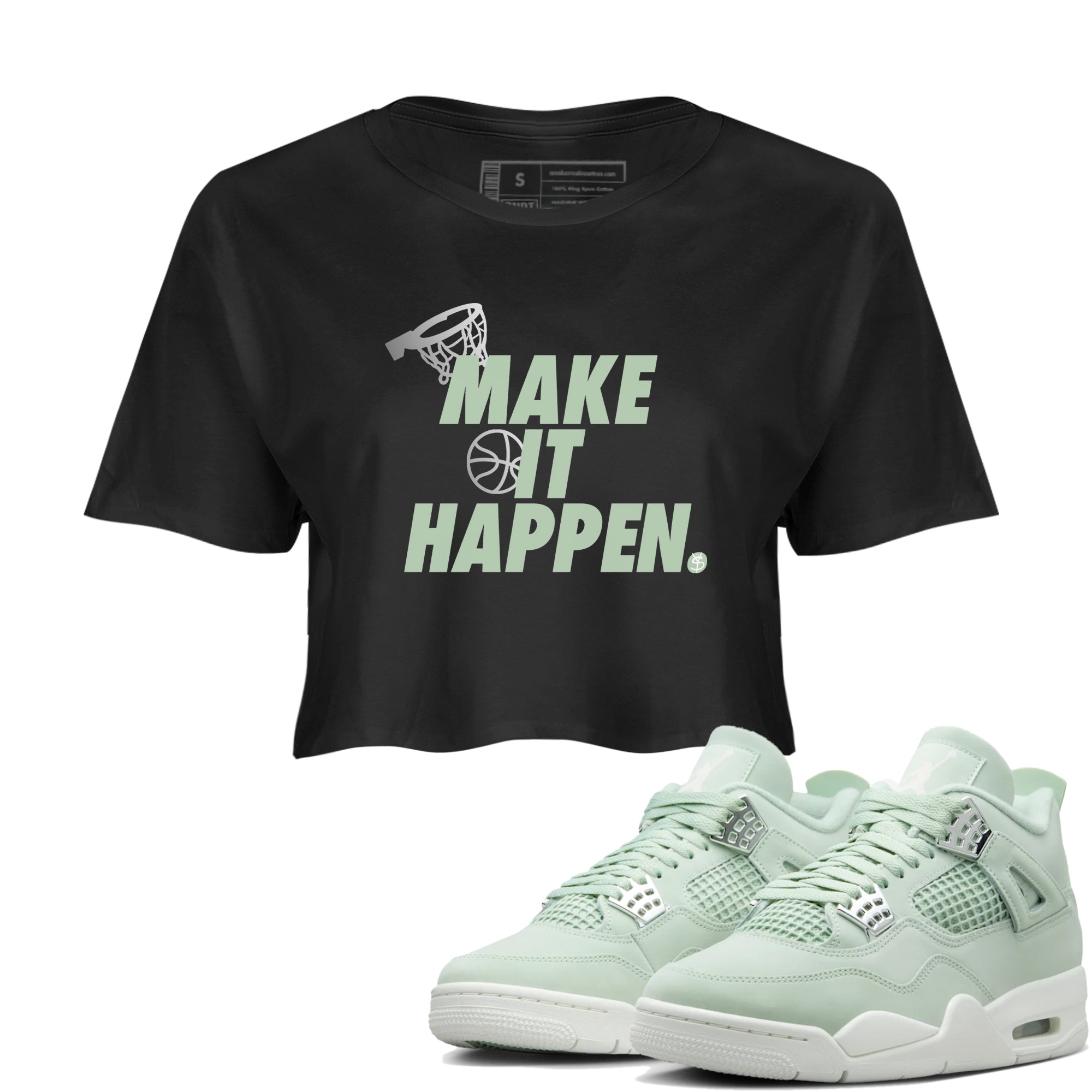 Make It Happen snkmatch Women's Top - Air Jordan 4 Abundance