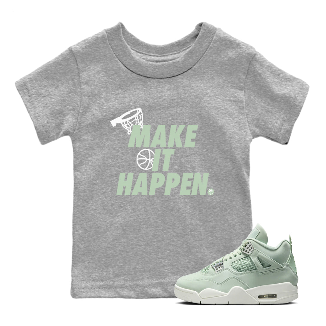 Make It Happen snkmatch Tees Kids - Air Jordan 4 Abundance