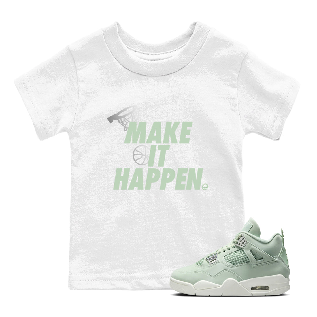 Make It Happen snkmatch Tees Kids - Air Jordan 4 Abundance