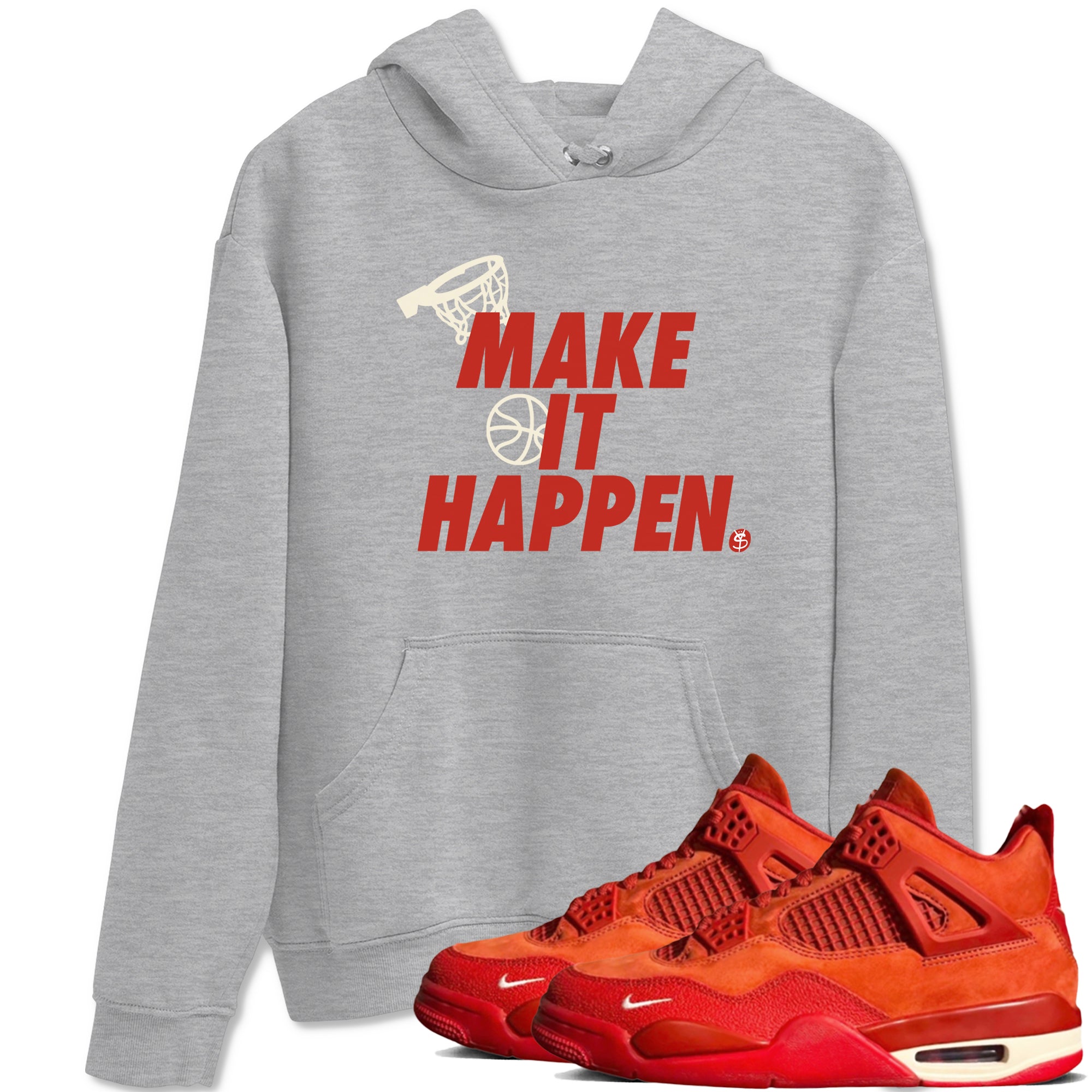 Make It Happen snkmatch Tees - Air Jordan 4 Brick By Brick