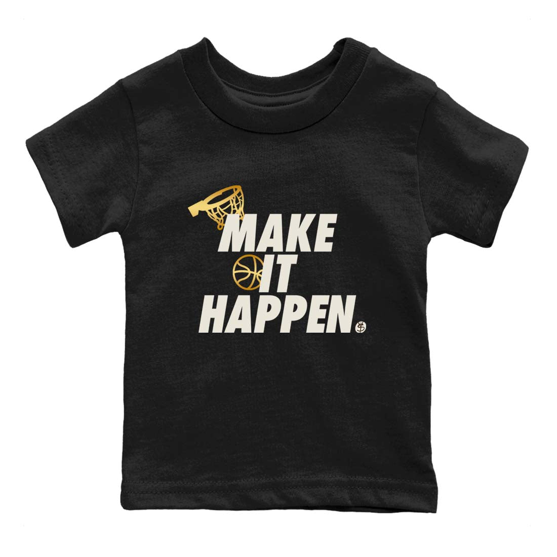 Make It Happen snkmatch Tees Kids - Air Jordan 5 Golden Ticket