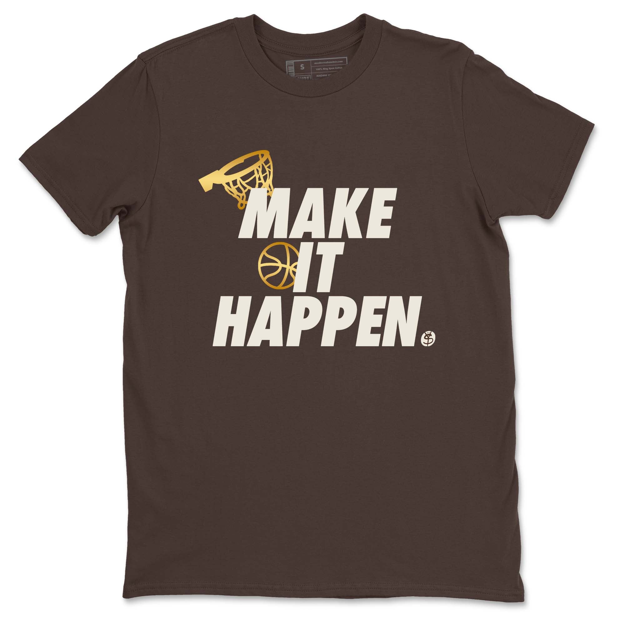 Make It Happen snkmatch Tees - Air Jordan 5 Golden Ticket