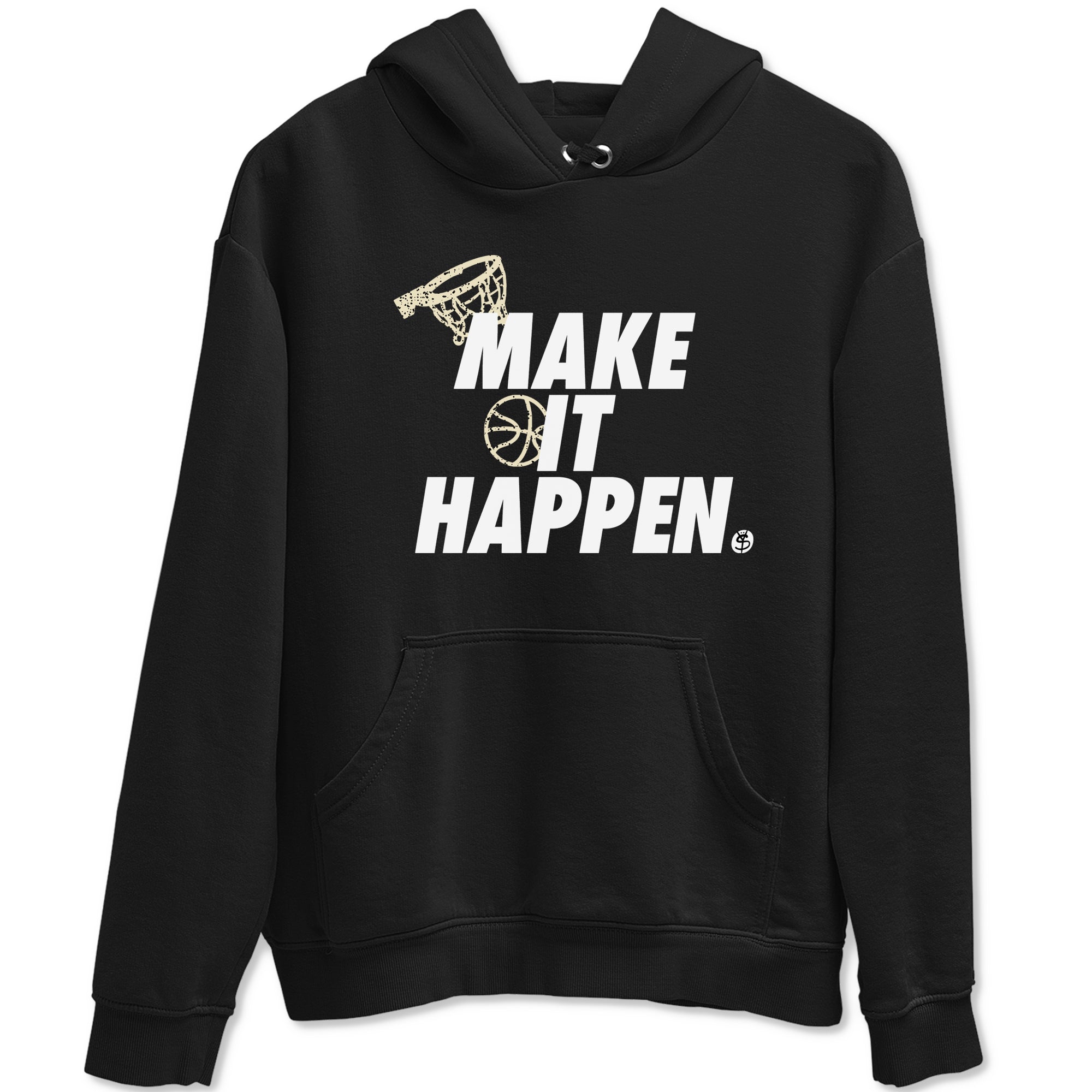 Make It Happen snkmatch Tees - Air Jordan 5 White Black
