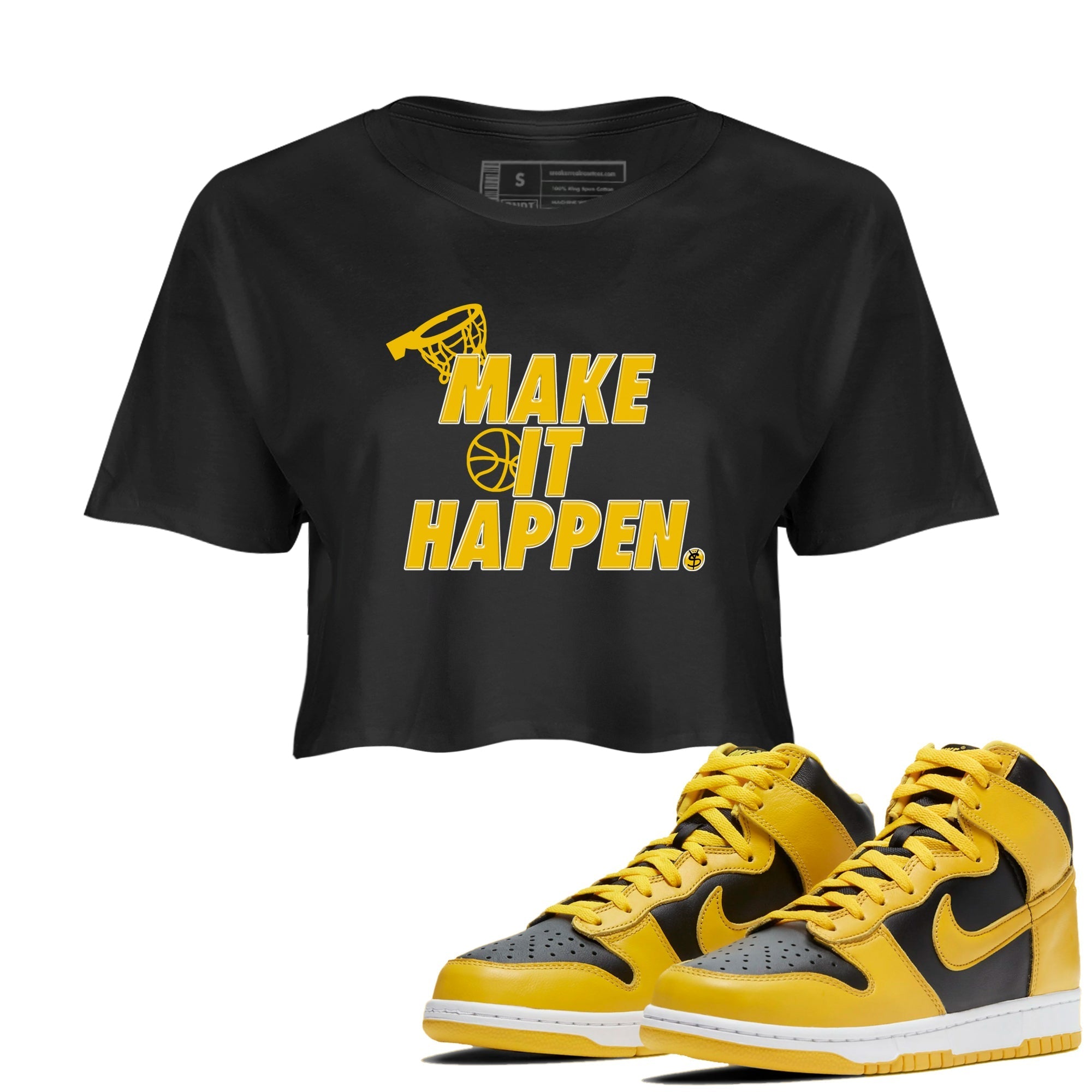 Make It Happen snkmatch Women's Top - Dunk High Pollen