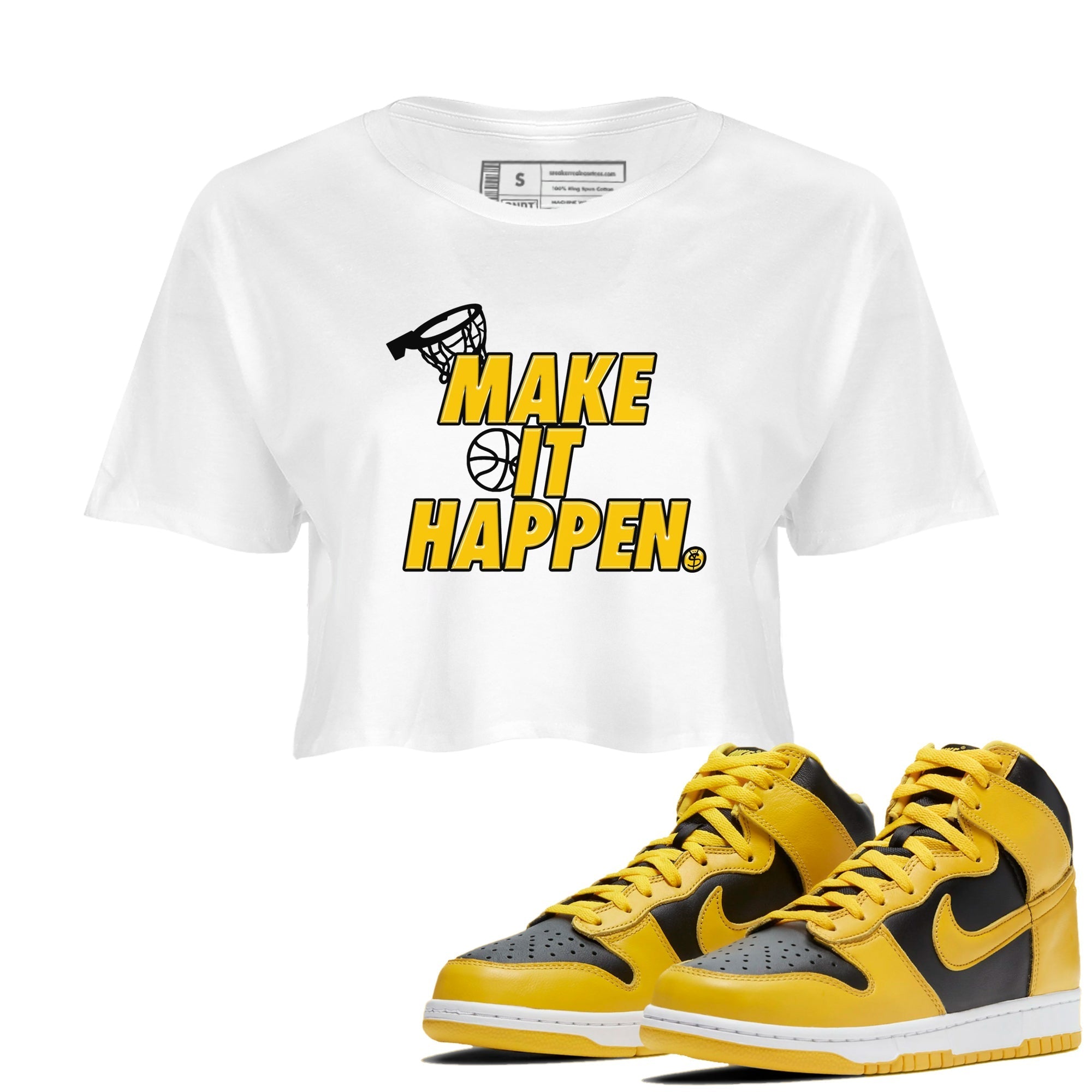Make It Happen snkmatch Women's Top - Dunk High Pollen