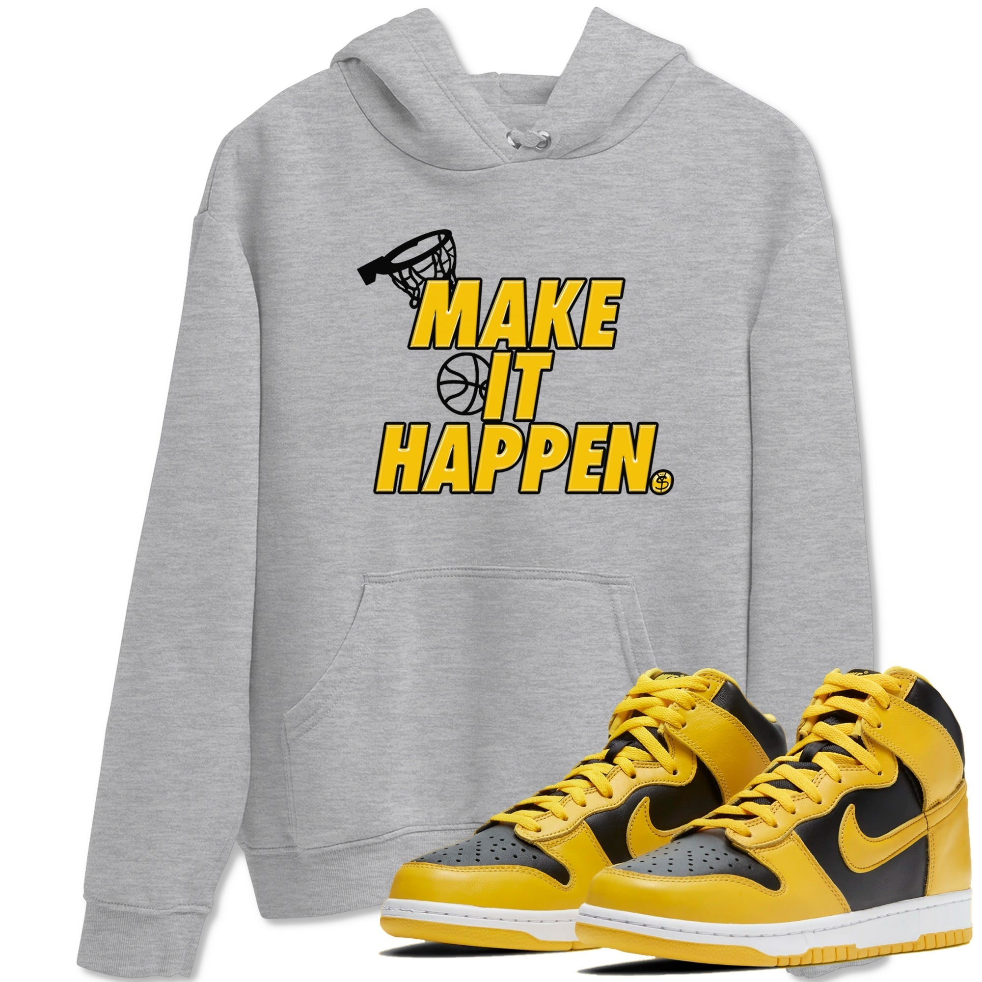 Make It Happen snkmatch Tees - Dunk High Pollen