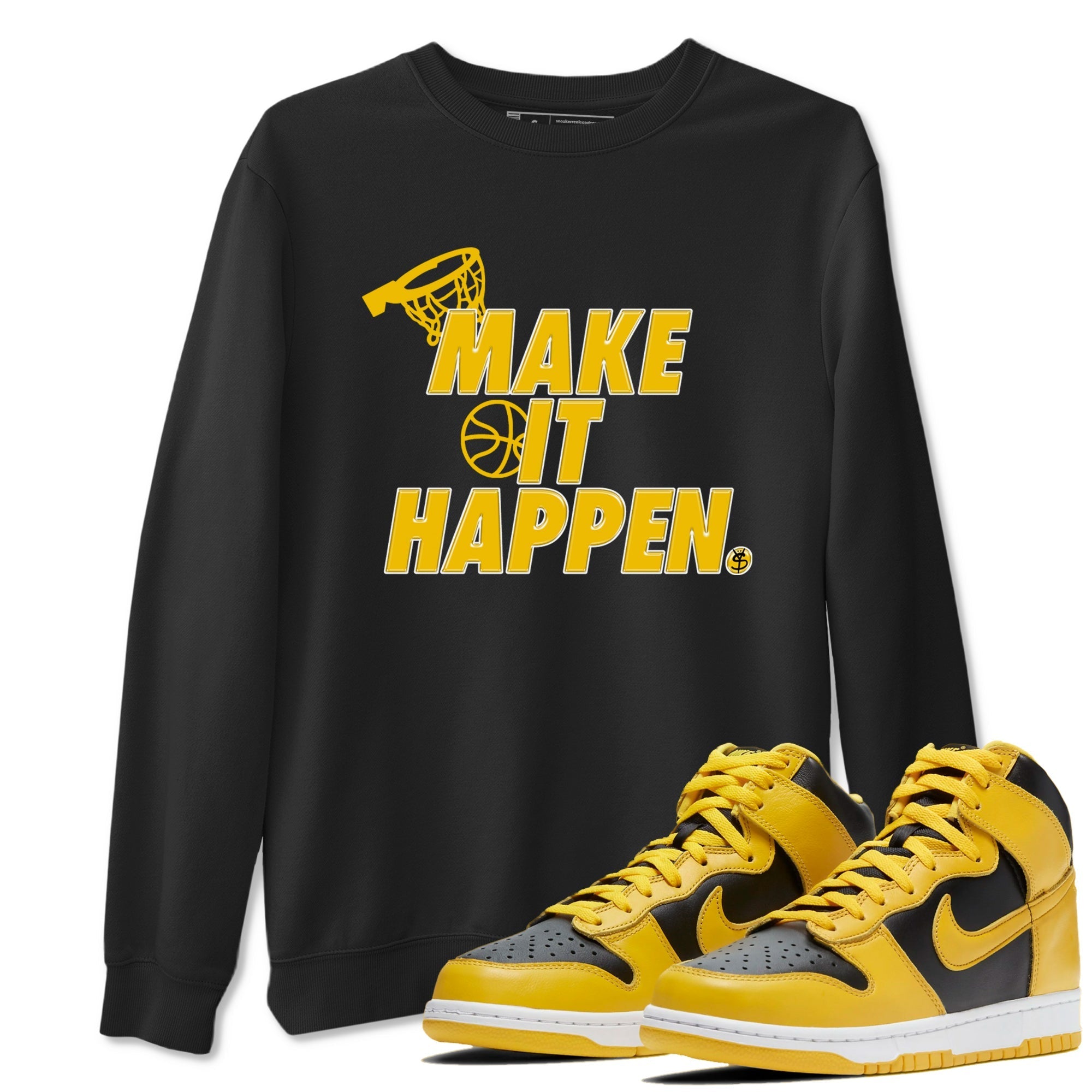 Make It Happen snkmatch Tees - Dunk High Pollen