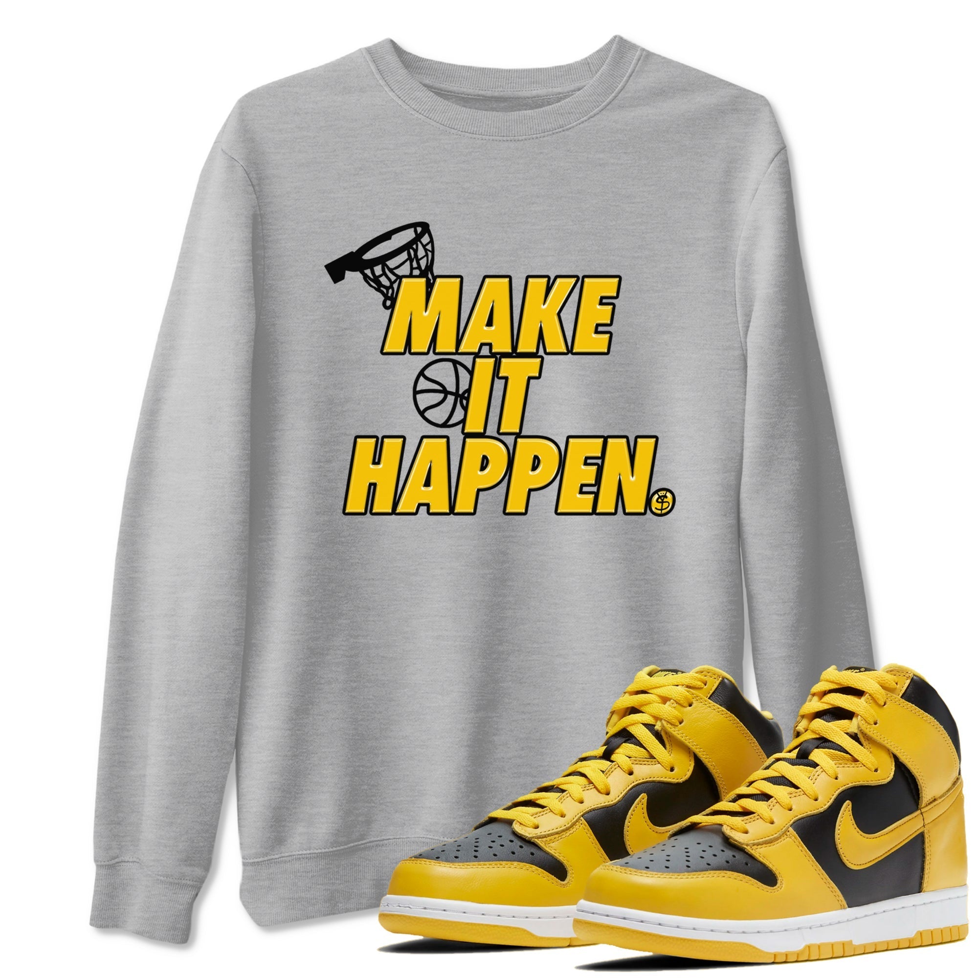 Make It Happen snkmatch Tees - Dunk High Pollen