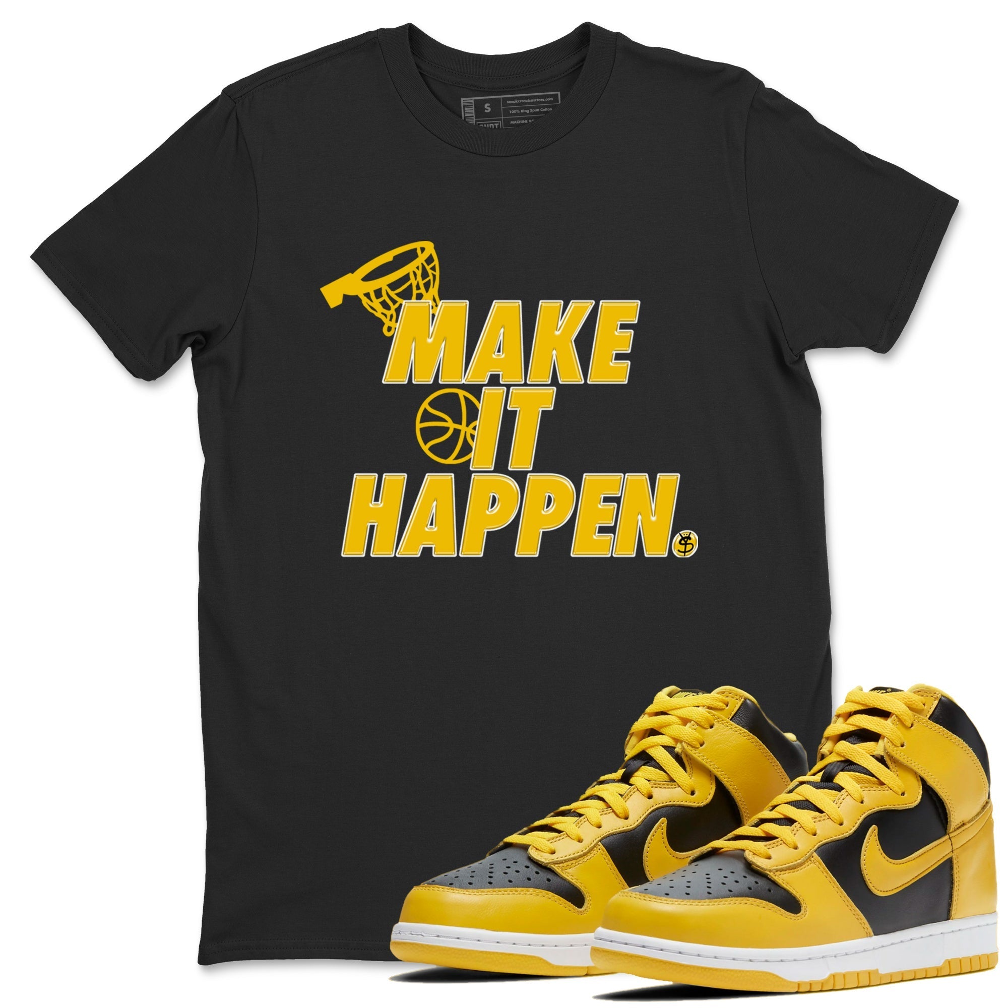Make It Happen snkmatch Tees - Dunk High Pollen
