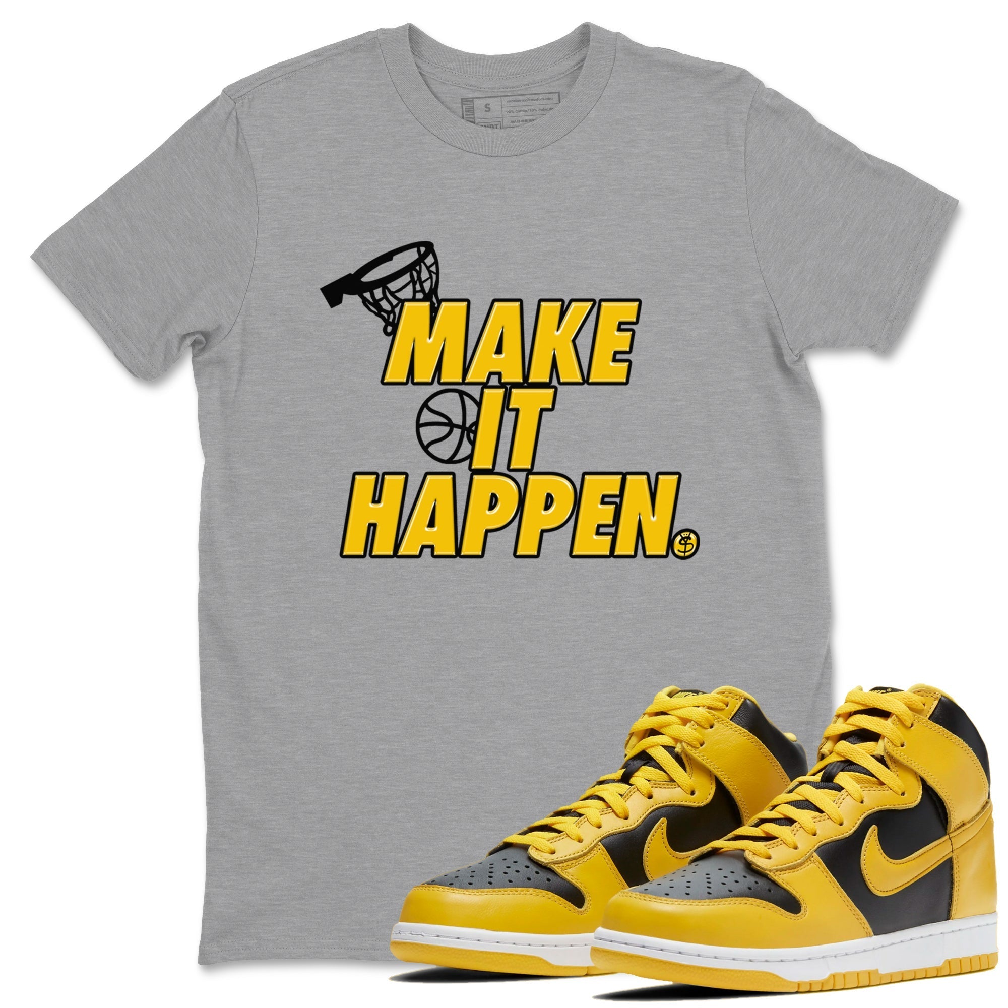 Make It Happen snkmatch Tees - Dunk High Pollen