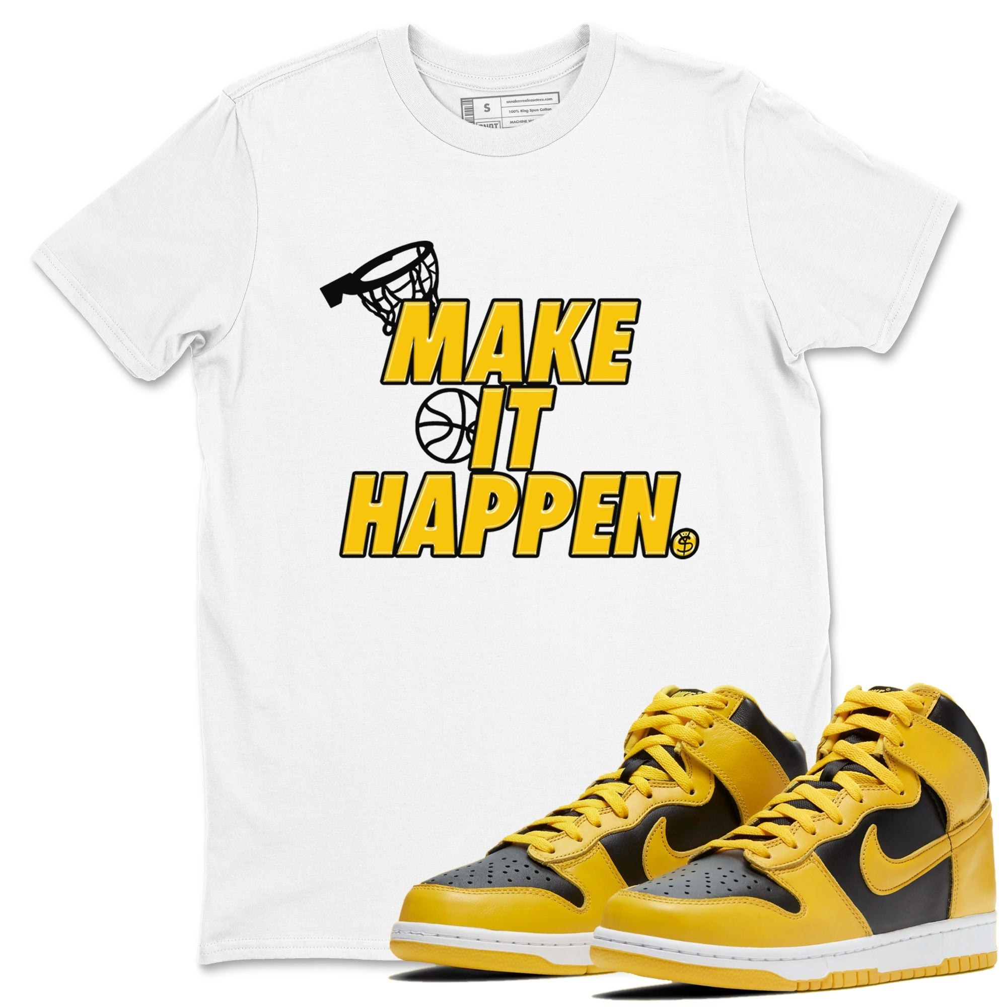 Make It Happen snkmatch Tees - Dunk High Pollen