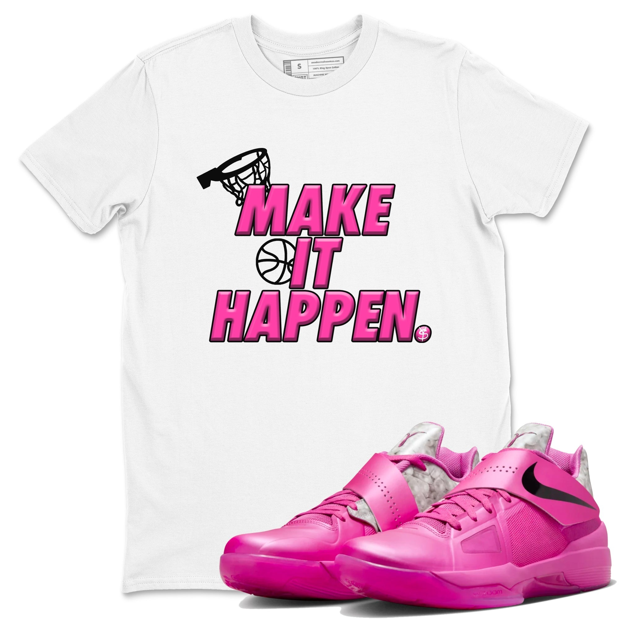 Make It Happen snkmatch Tees - Nike KD 4 Aunt Pearl