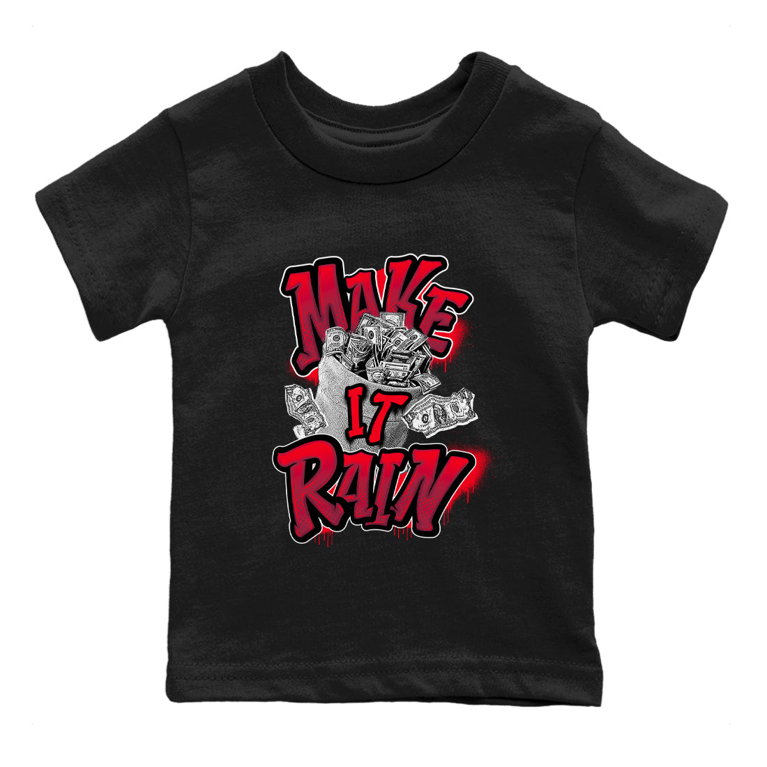 Make It Rain Money snkmatch Tees Kids - Air Force 1 Layers Of Love