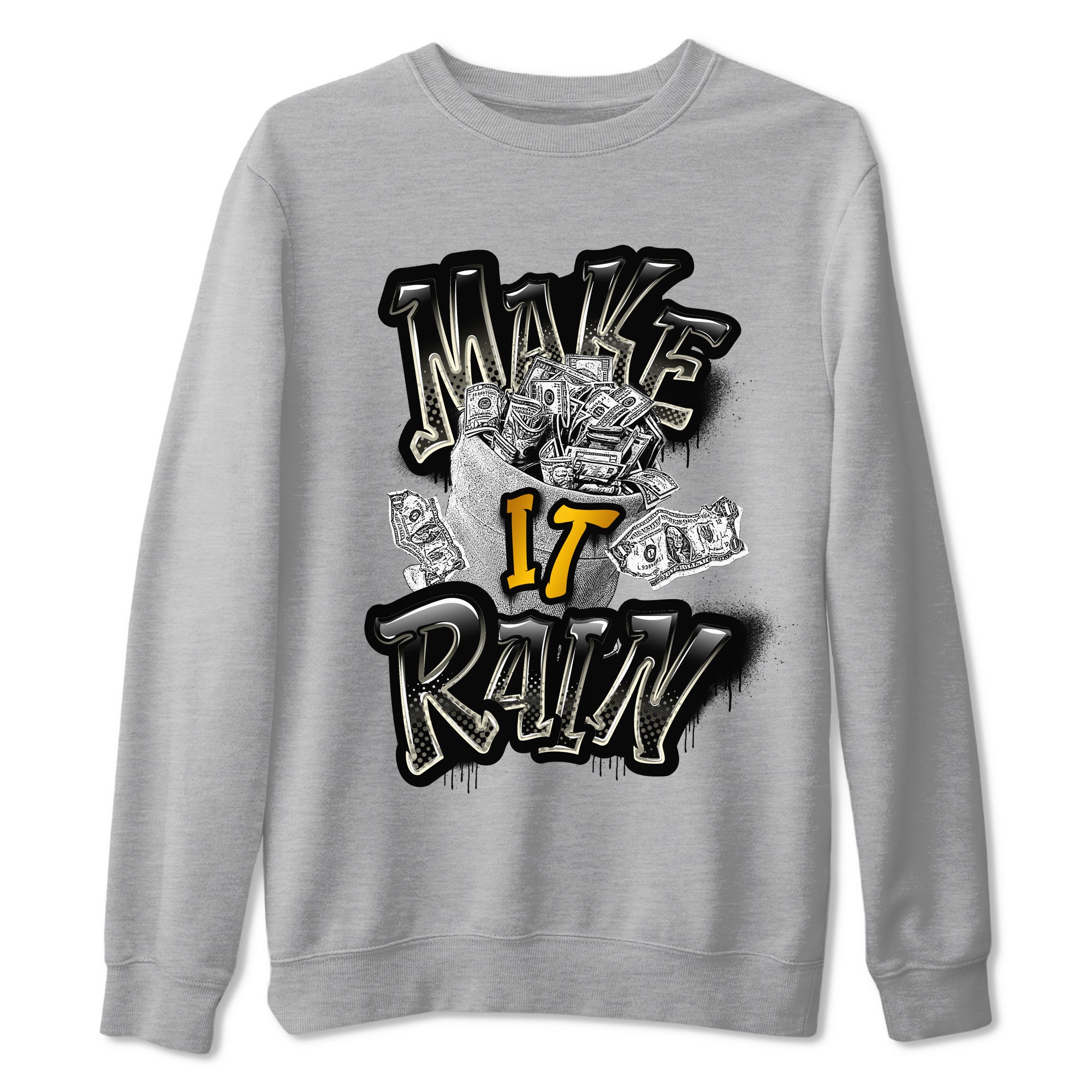 Make It Rain Money snkmatch Tees - Air Jordan 11 Gratitude