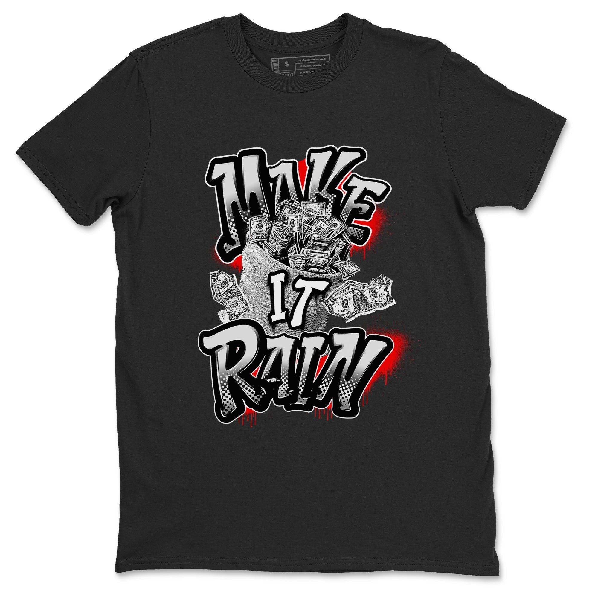 Make It Rain Money snkmatch Tees - Air Jordan 12 Taxi Flip