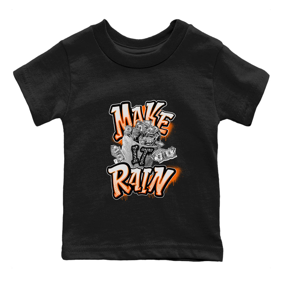 Make It Rain Money snkmatch Tees Kids - Air Jordan 3 Georgia Peach