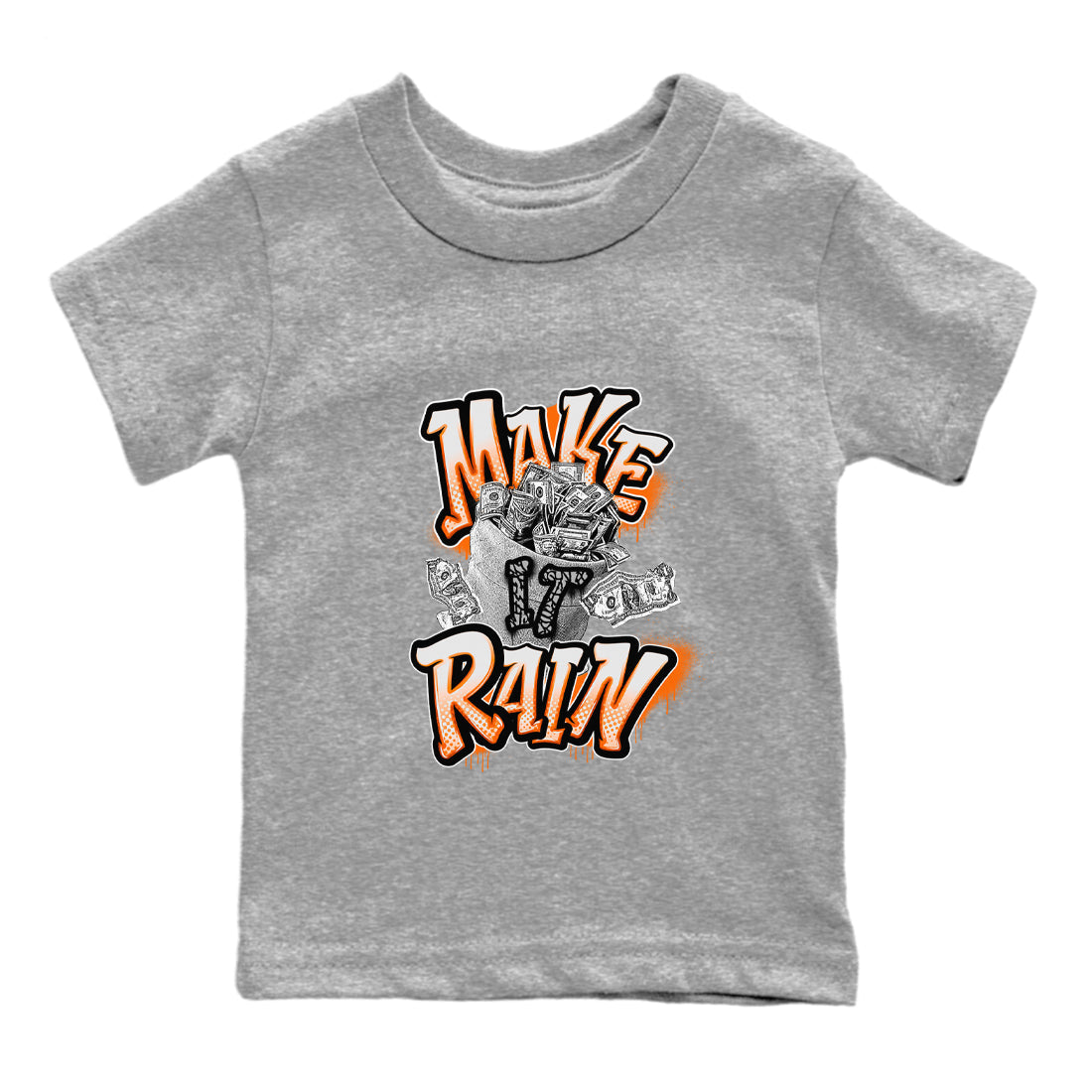 Make It Rain Money snkmatch Tees Kids - Air Jordan 3 Georgia Peach