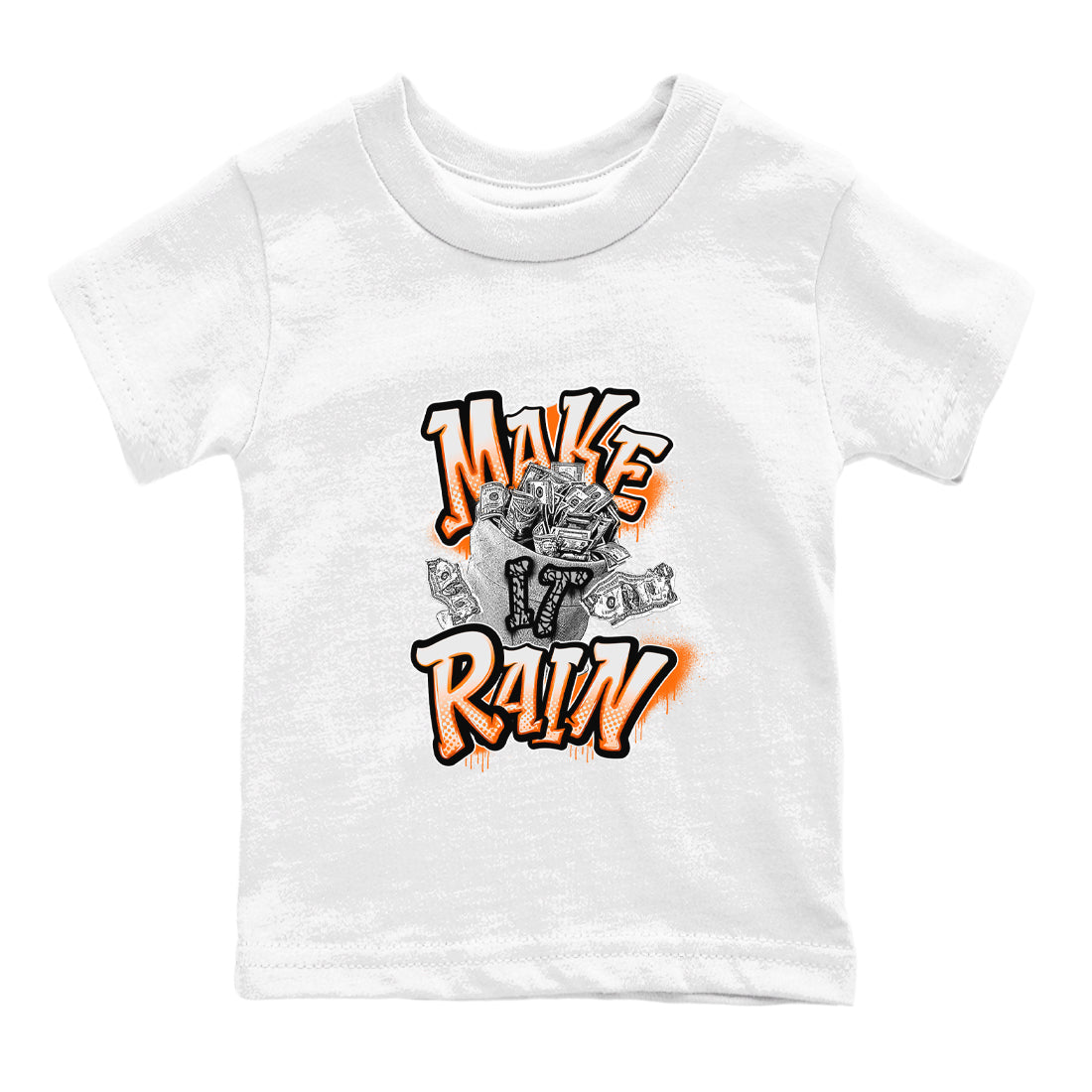 Make It Rain Money snkmatch Tees Kids - Air Jordan 3 Georgia Peach