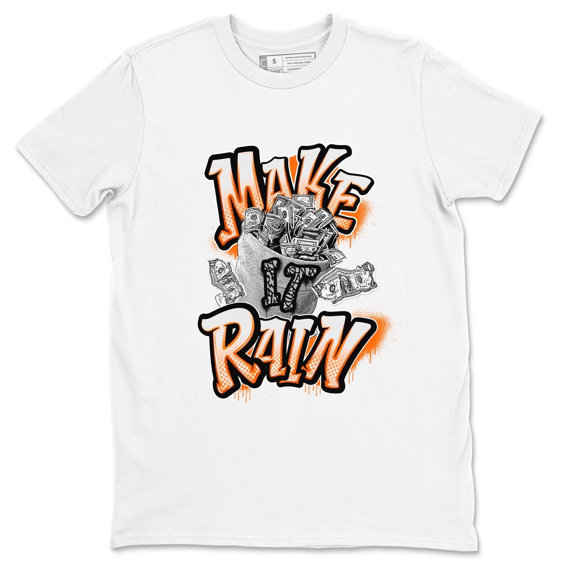 Make It Rain Money snkmatch Tees - Air Jordan 3 Georgia Peach