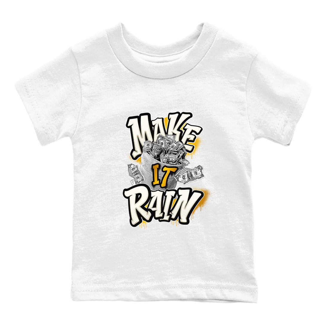 Make It Rain Money snkmatch Tees Kids - Air Jordan 4 Sail 2024