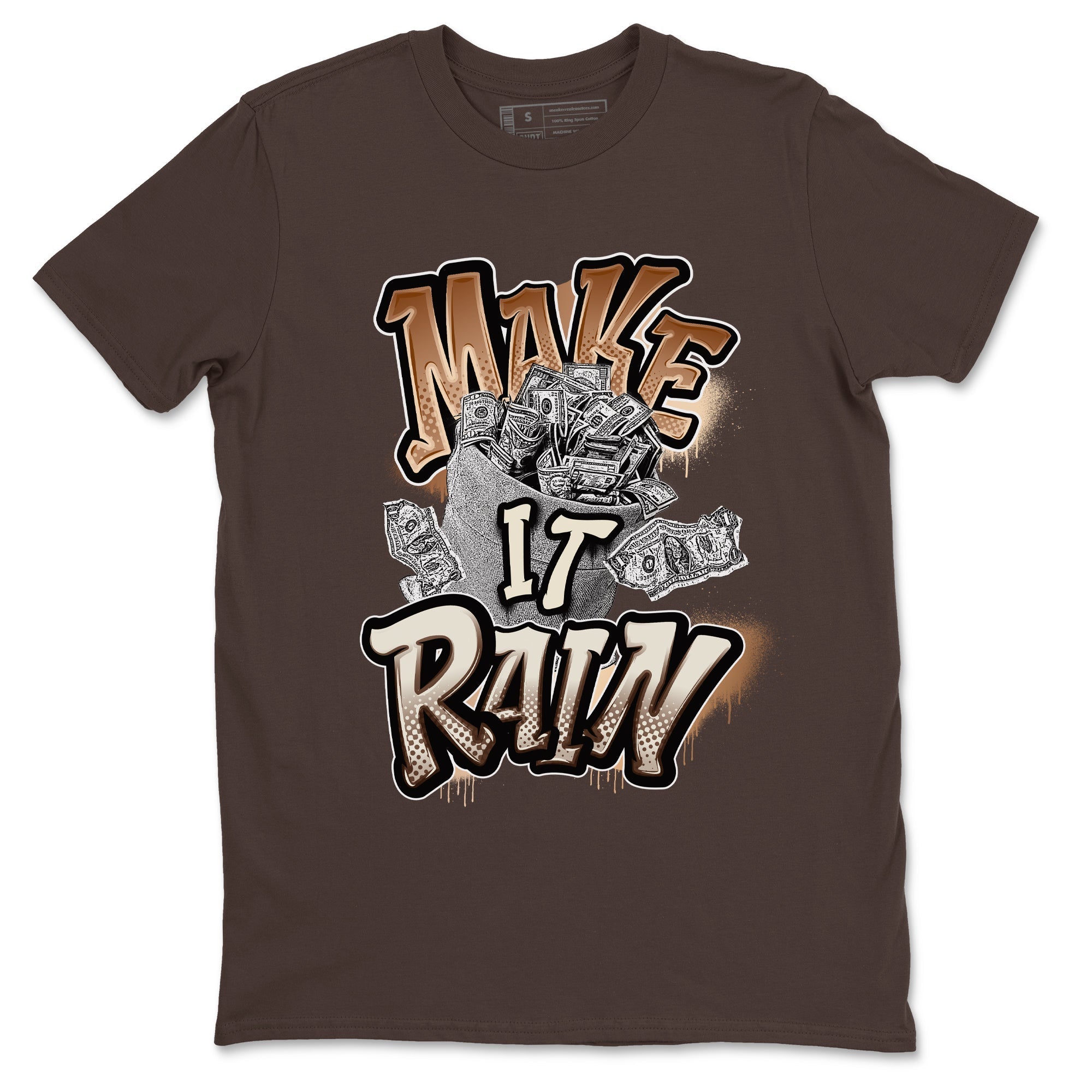 Make It Rain Money snkmatch Tees - Air Jordan 5 Golden Ticket