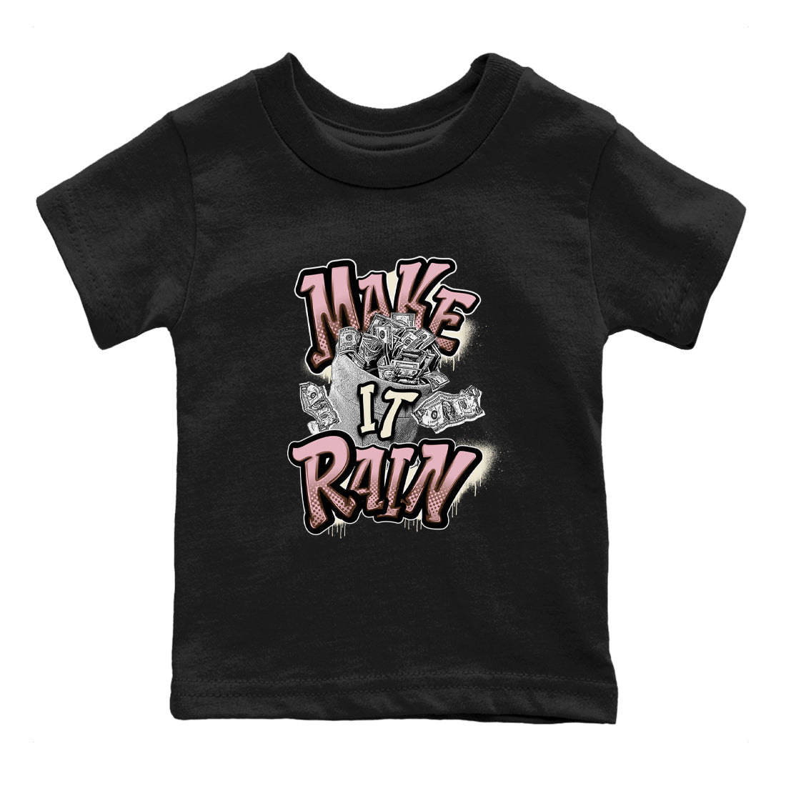Make It Rain Money snkmatch Tees Kids - Dunk Cacao Wow And Pink Foam