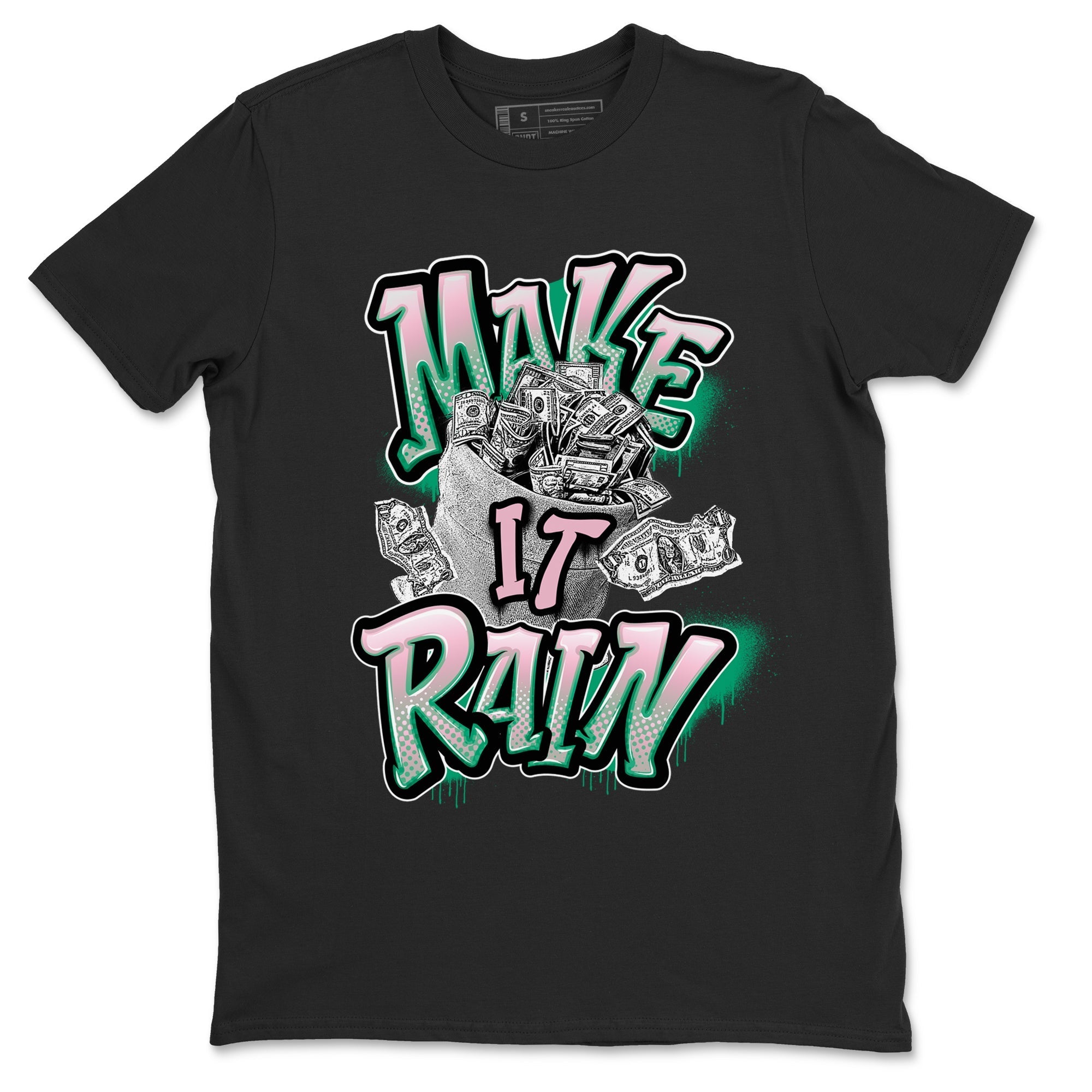 Make It Rain Money snkmatch Tees - Dunk Medium Soft Pink Malachite