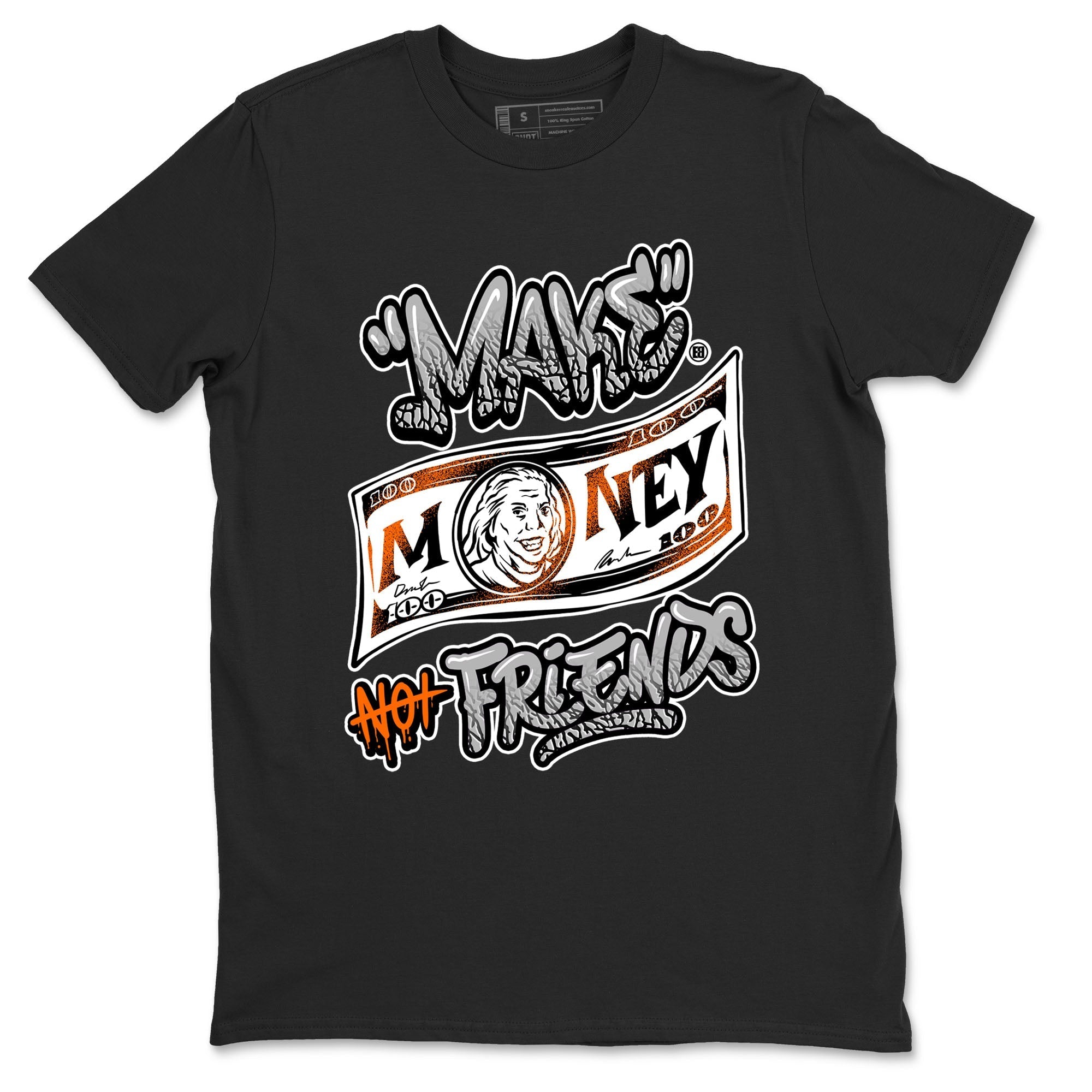 Make Money Not Friends snkmatch Tees - Air Jordan 3 Georgia Peach