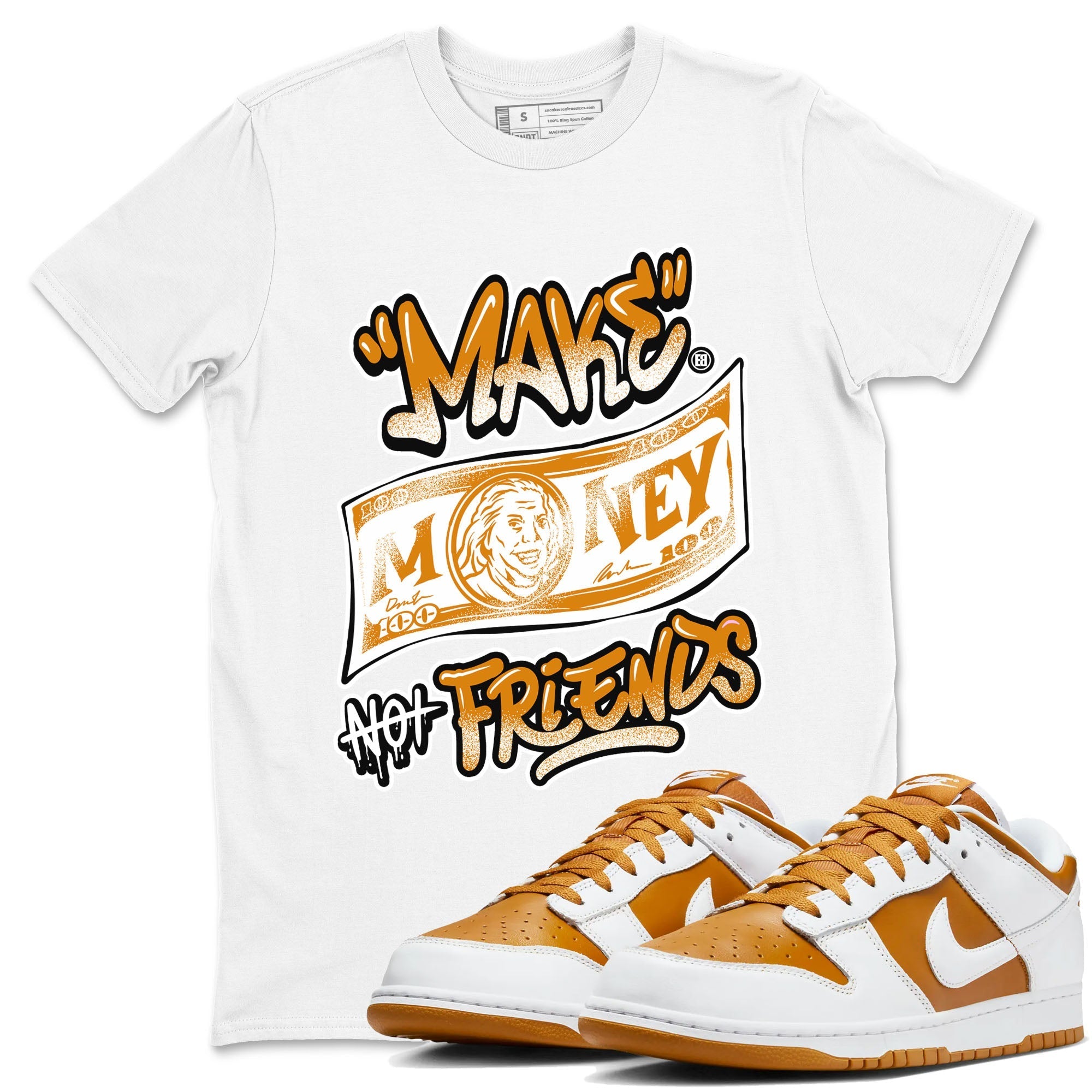 Make Money Not Friends snkmatch Tees - Dunk Dark Curry