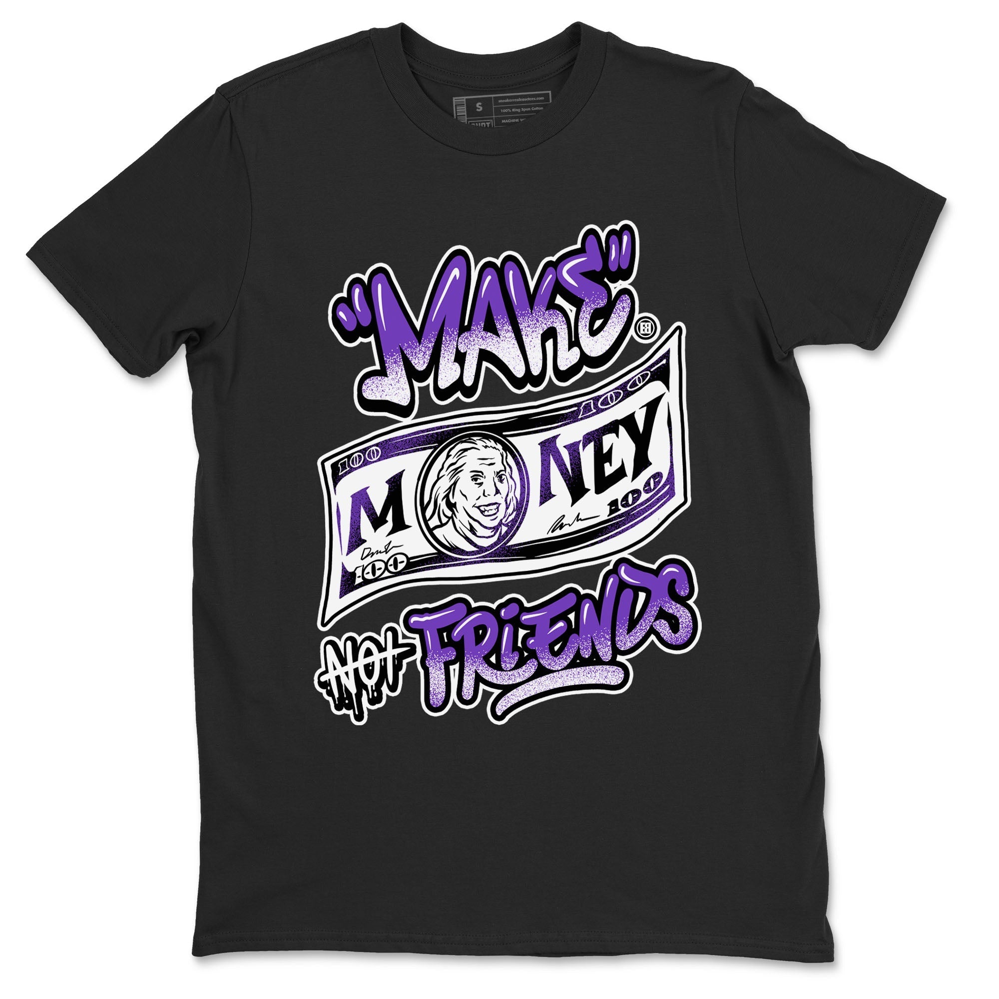 Make Money Not Friends snkmatch Tees - Dunk Low Court Purple