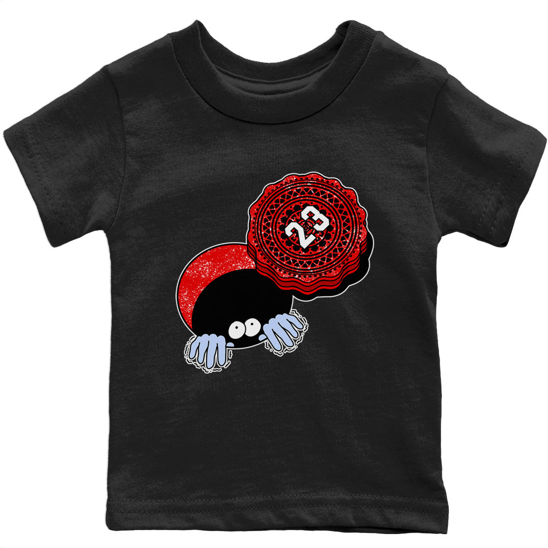 Manhole Cover Cookie Kids Tops - Air Jordan 6 Red Velvet Cookies