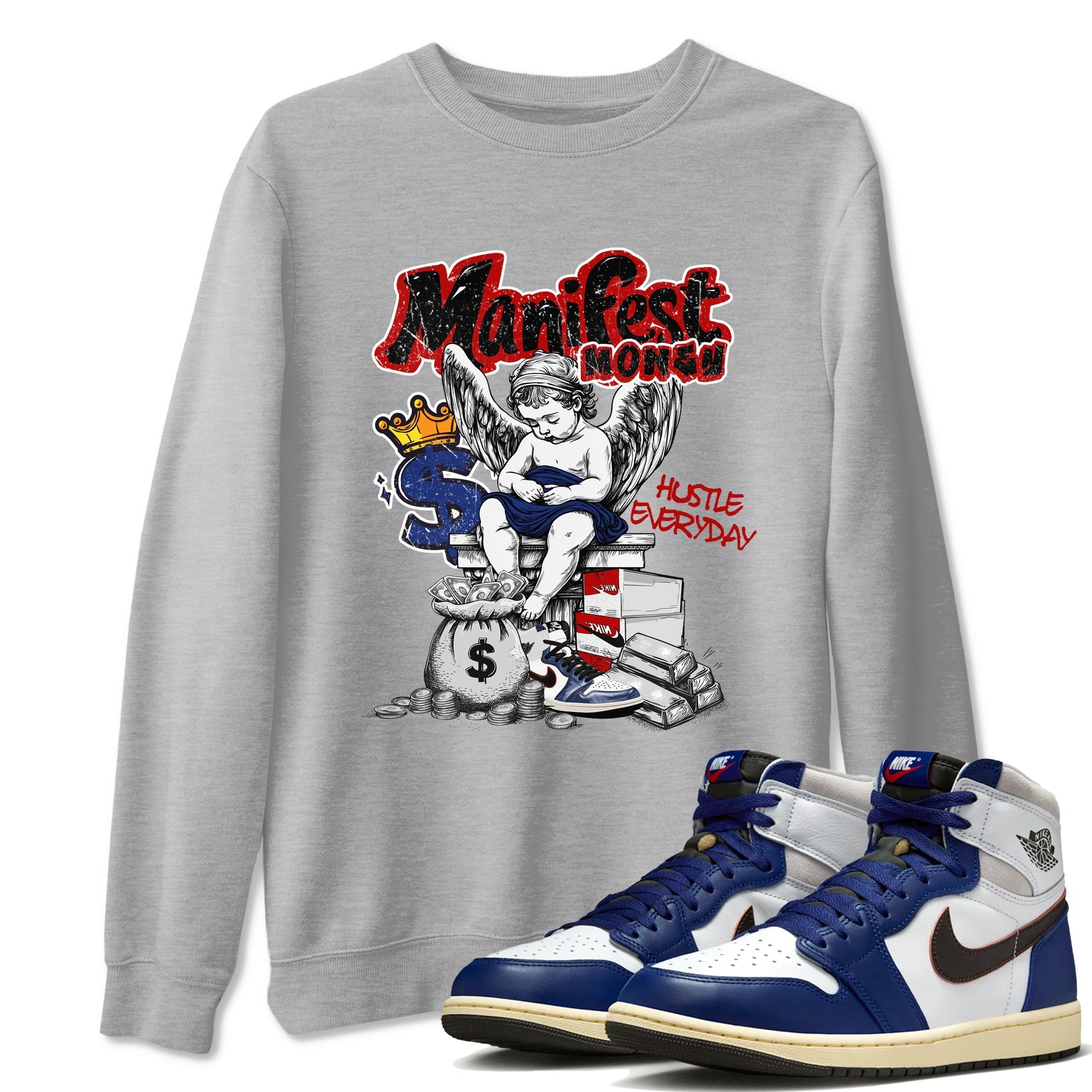 Manifest Money snkmatch Tees - Air Jordan 1 Rare Air