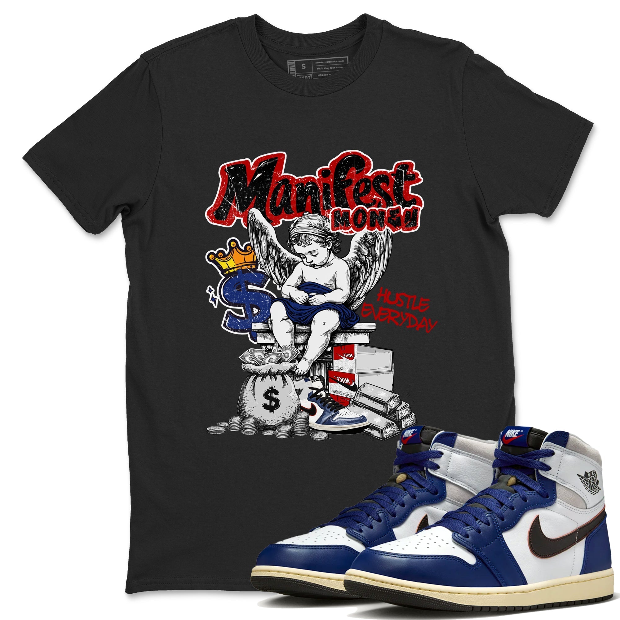 Manifest Money snkmatch Tees - Air Jordan 1 Rare Air