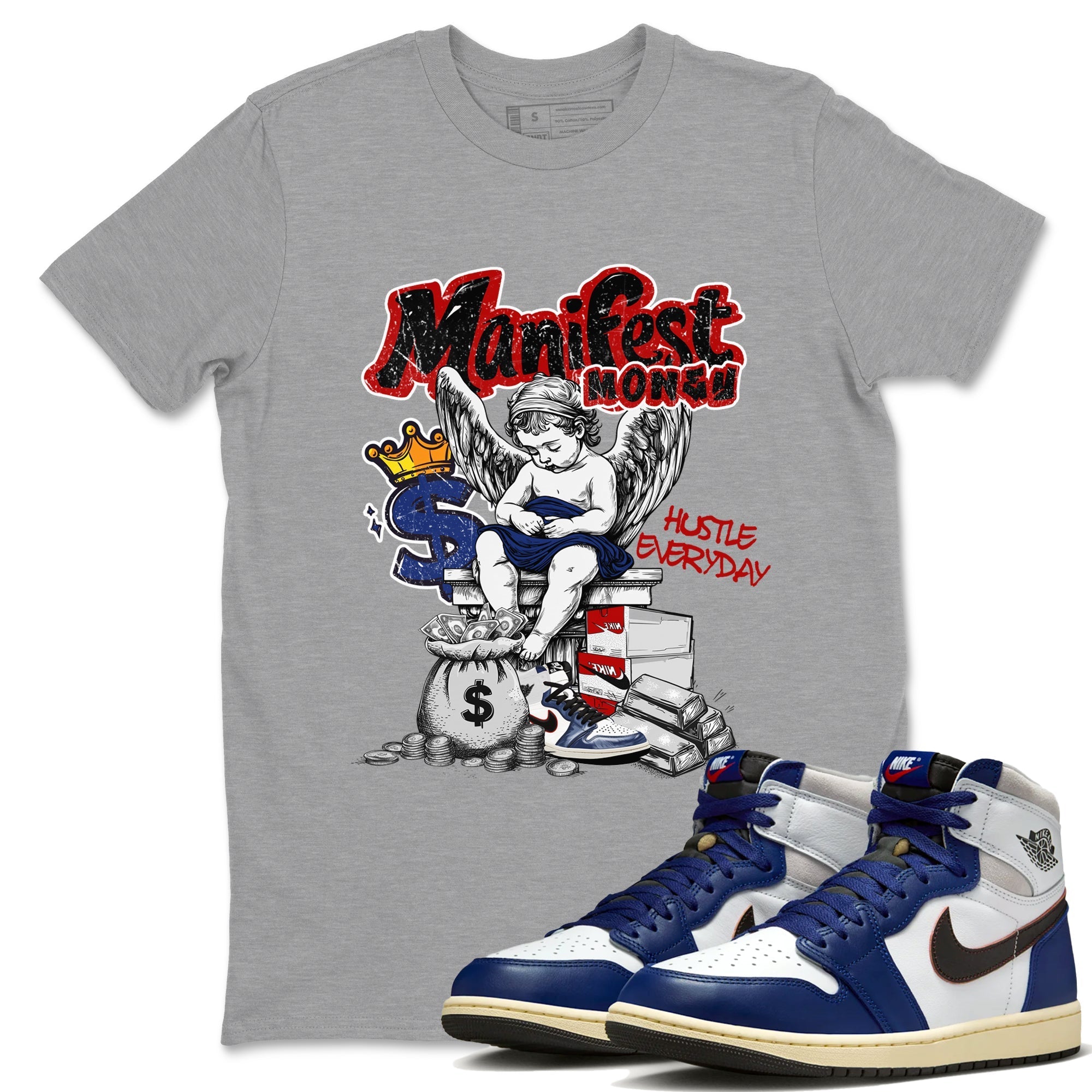 Manifest Money snkmatch Tees - Air Jordan 1 Rare Air