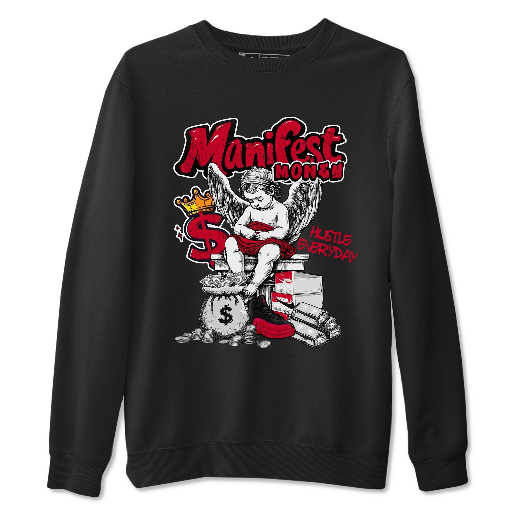 Manifest Money snkmatch Tees - Air Jordan 12 Flu Game