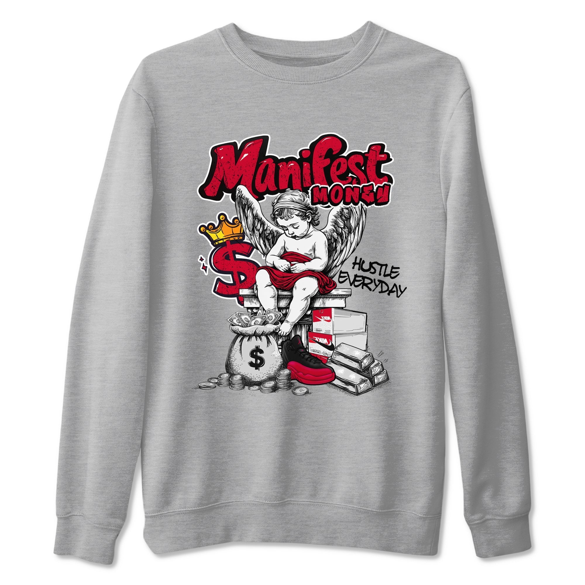 Manifest Money snkmatch Tees - Air Jordan 12 Flu Game