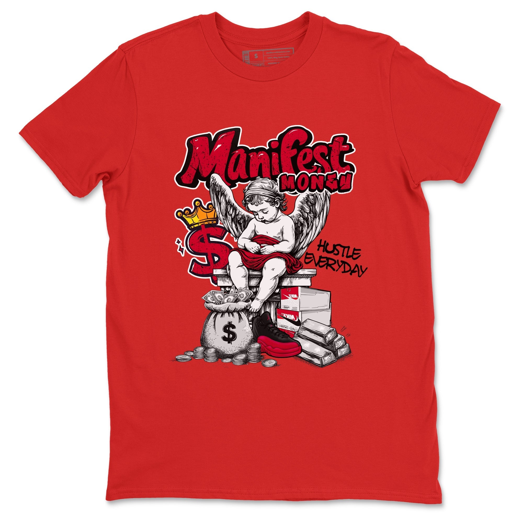 Manifest Money snkmatch Tees - Air Jordan 12 Flu Game