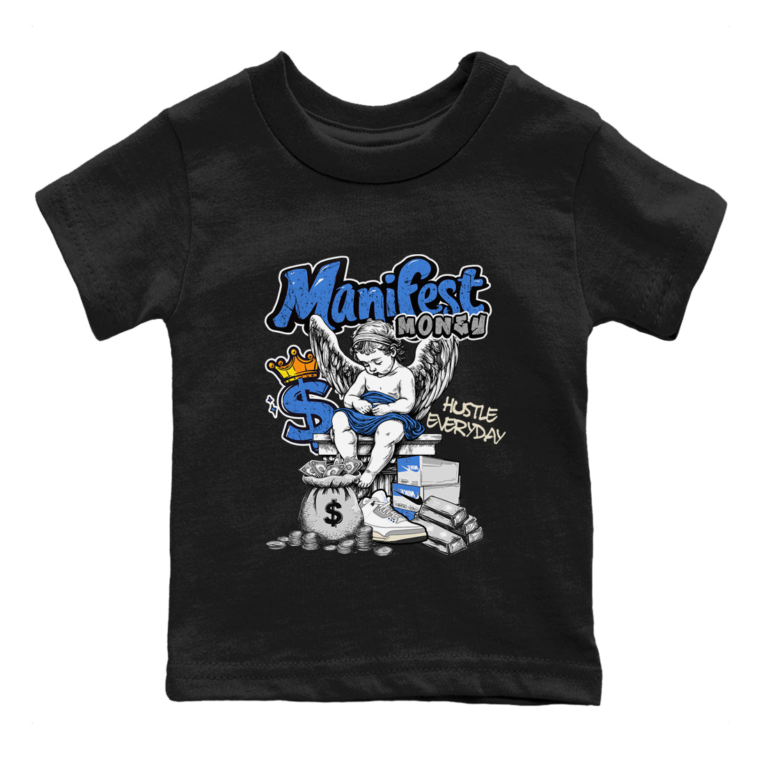 Manifest Money snkmatch Tees Kids - Air Jordan 3 Lucky Shorts