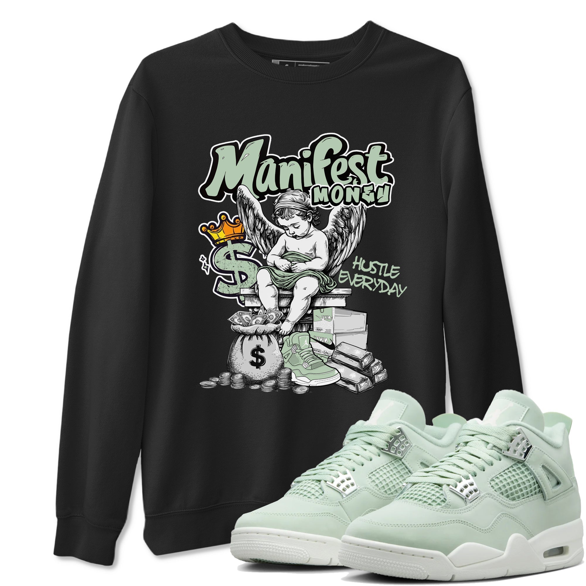 Manifest Money snkmatch Tees - Air Jordan 4 Abundance