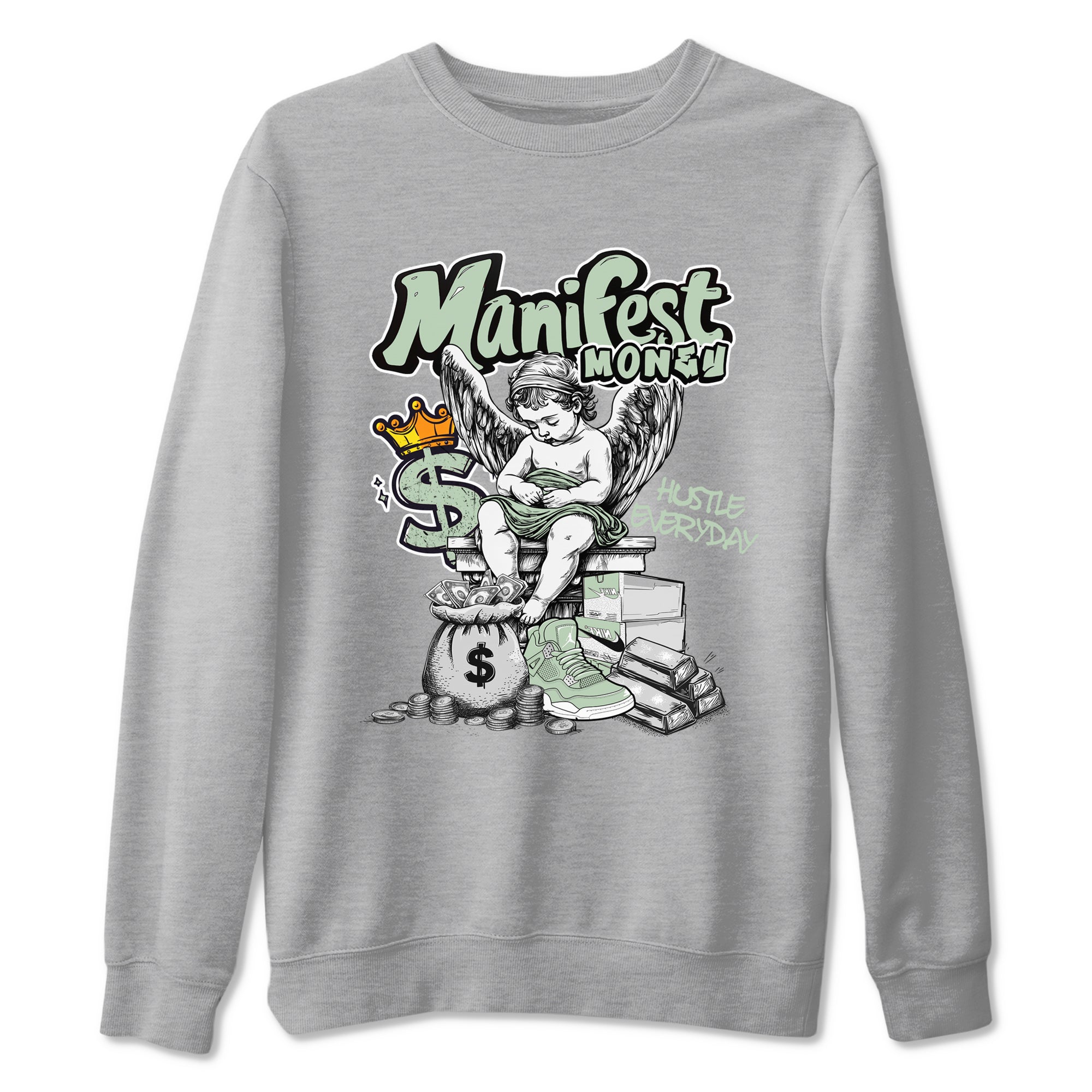Manifest Money snkmatch Tees - Air Jordan 4 Abundance
