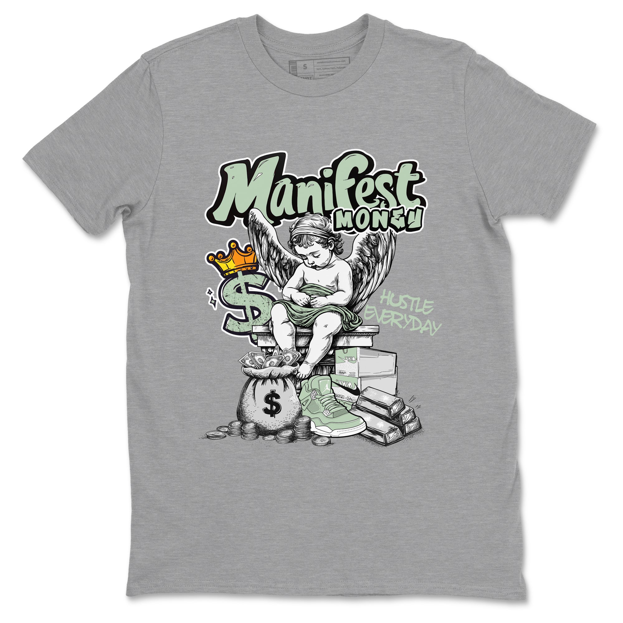 Manifest Money snkmatch Tees - Air Jordan 4 Abundance