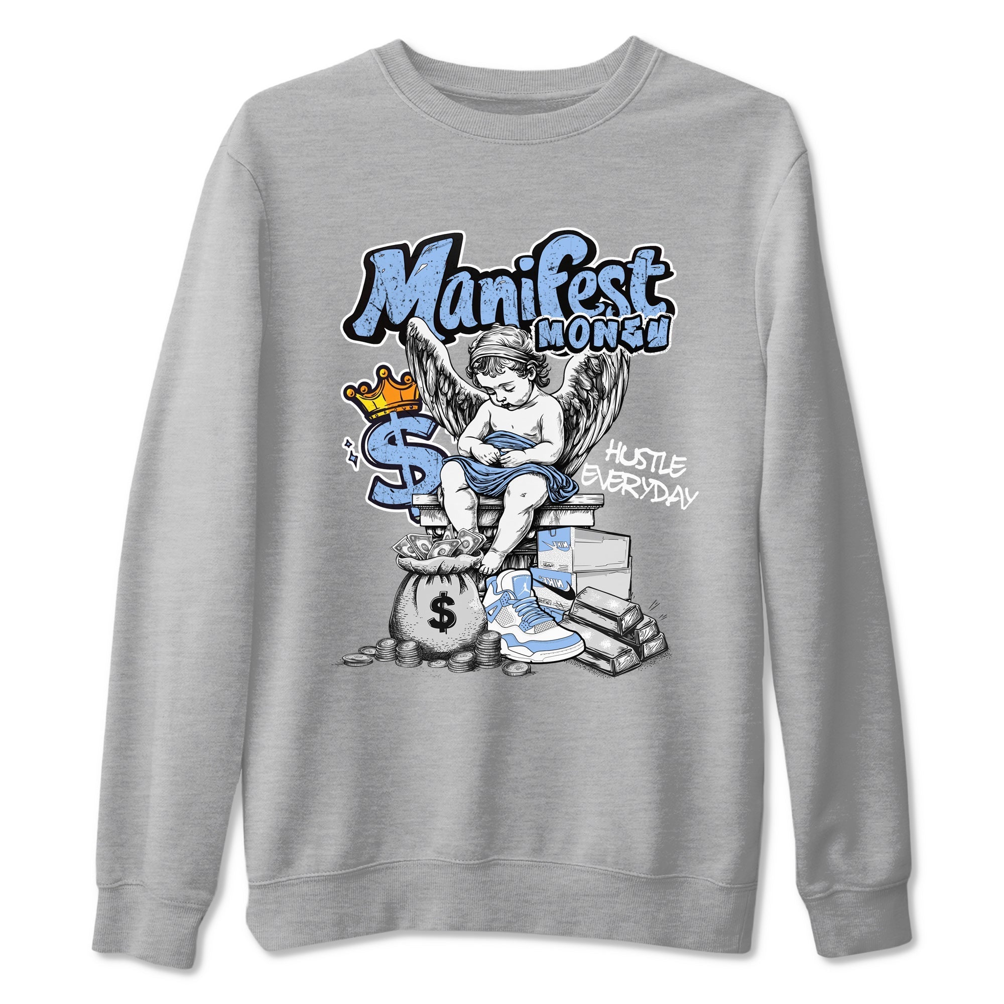 Manifest Money snkmatch Tees - Air Jordan 4 Aluminum