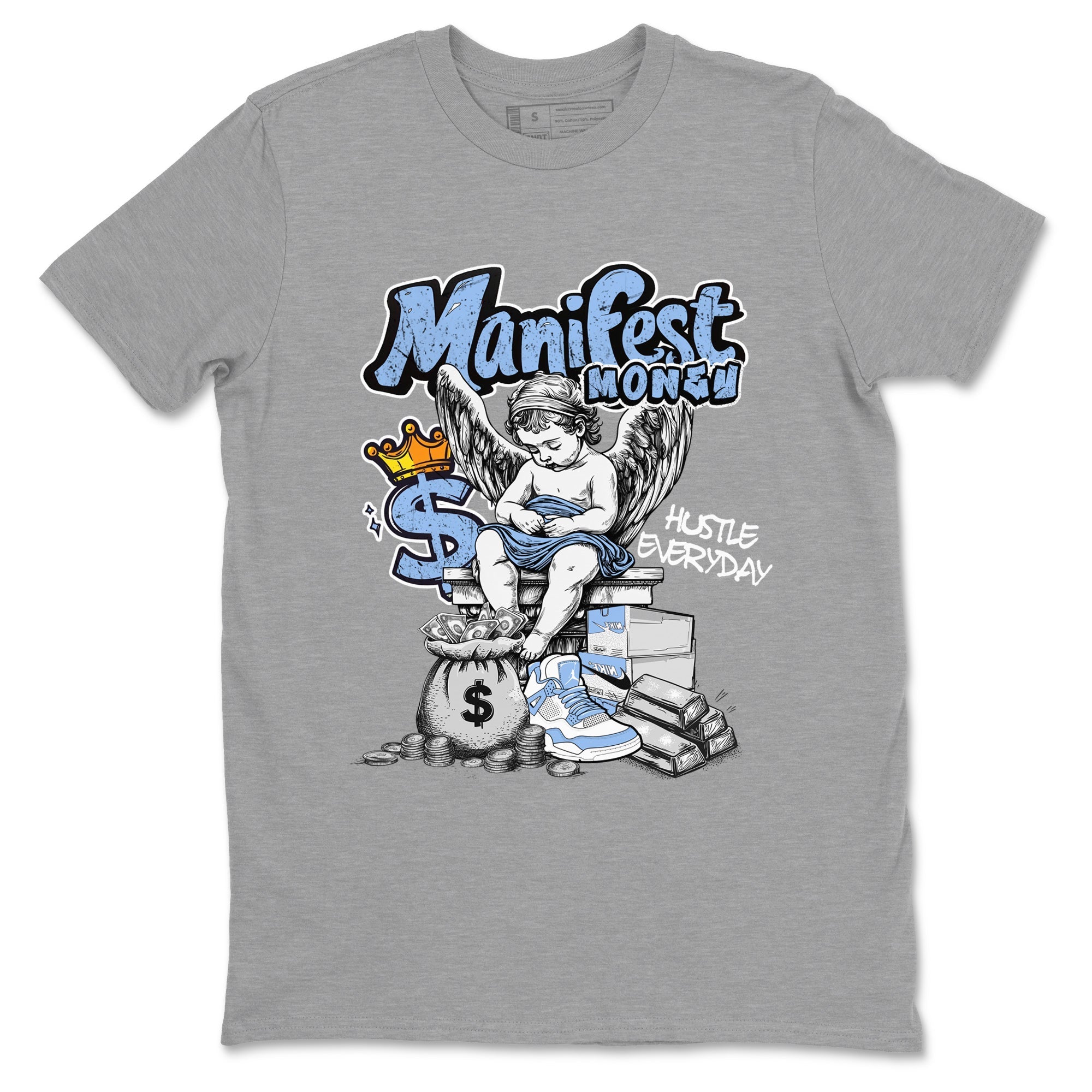 Manifest Money snkmatch Tees - Air Jordan 4 Aluminum