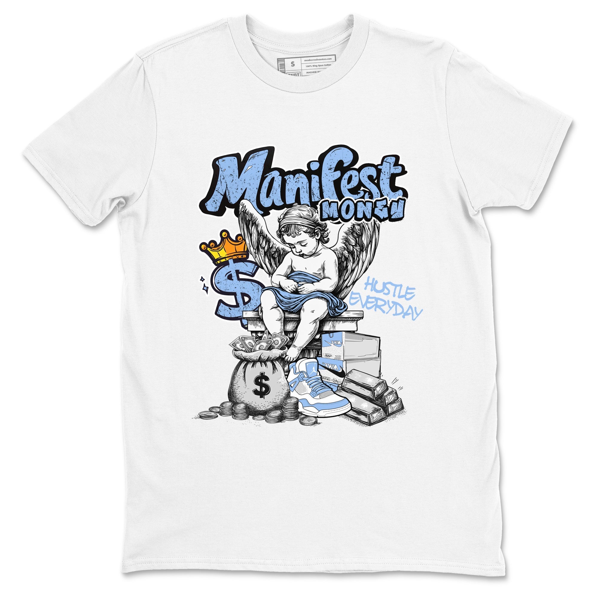 Manifest Money snkmatch Tees - Air Jordan 4 Aluminum