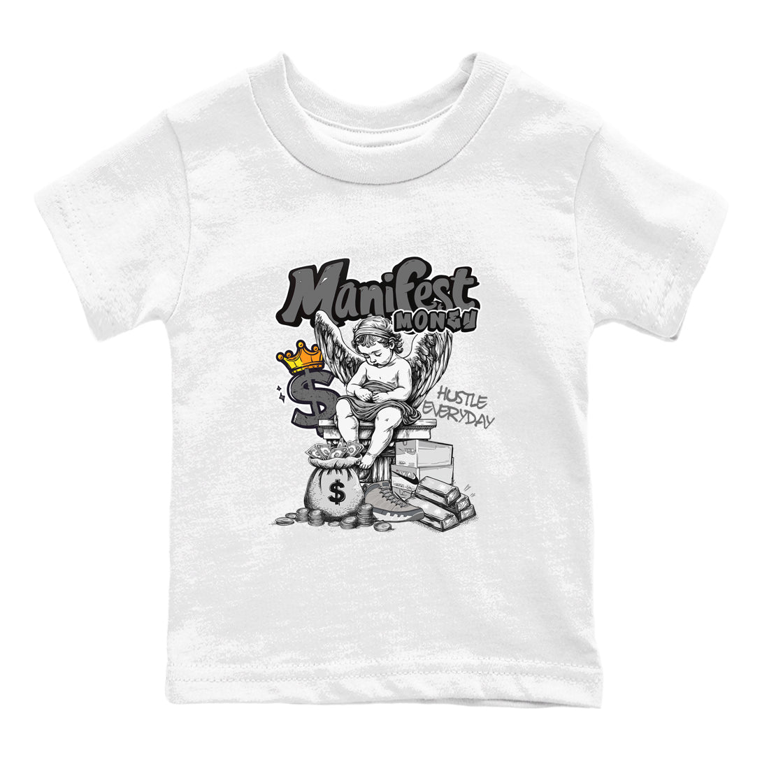 Manifest Money snkmatch Tees Kids - Air Jordan 9 Cool Grey