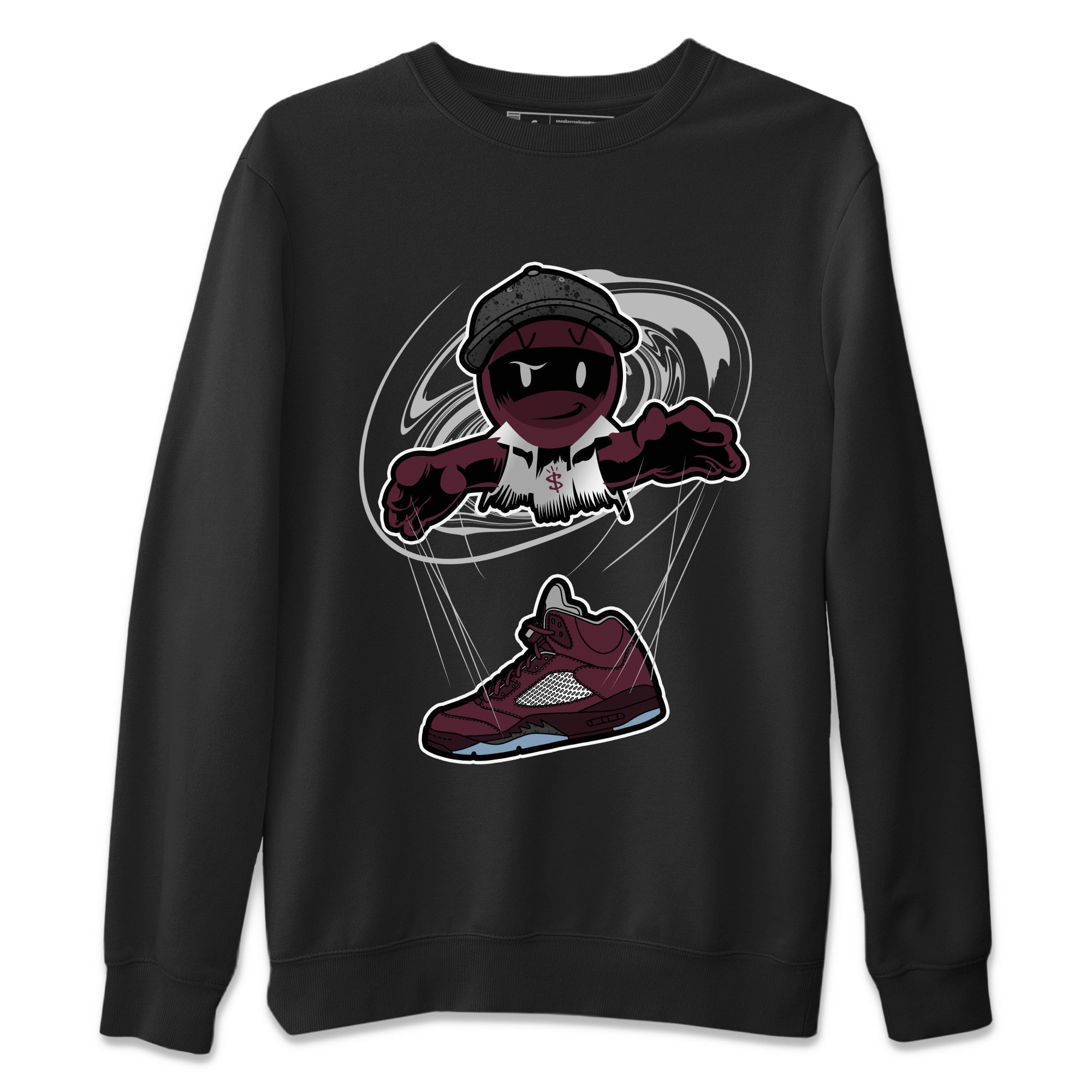 Marionette snkmatch Tee - Air Jordan 5 Burgundy