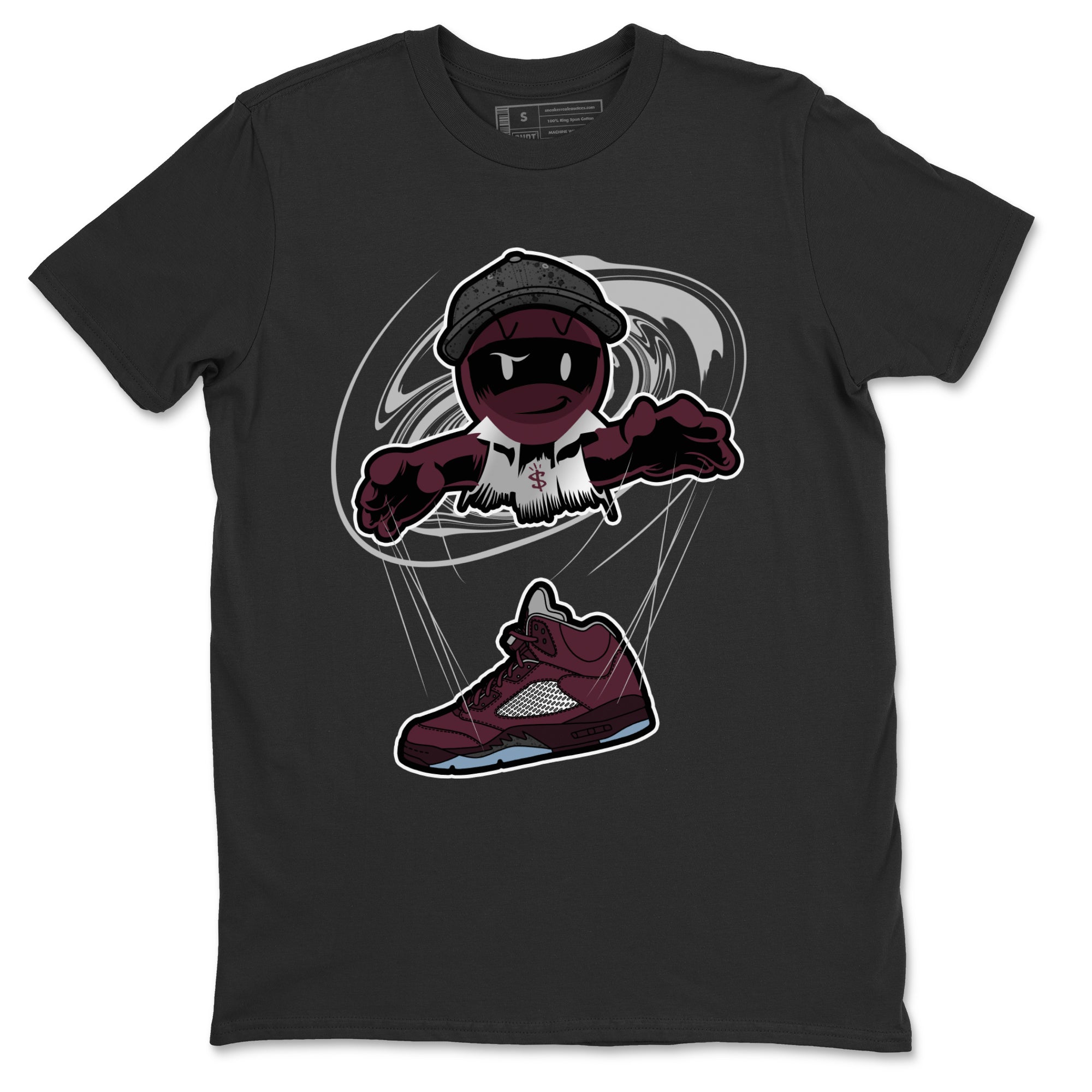 Marionette snkmatch Tee - Air Jordan 5 Burgundy