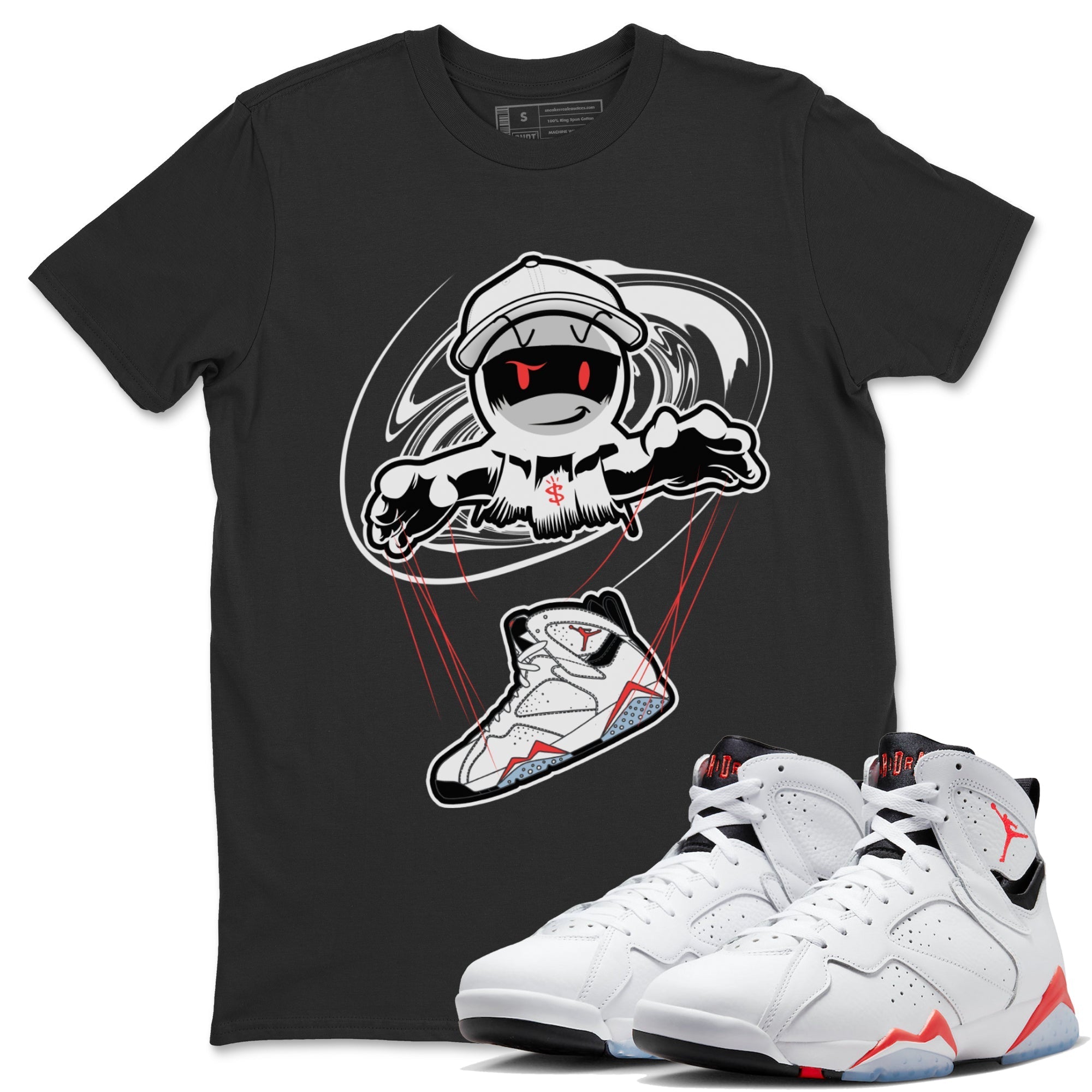 Marionette snkmatch Tee - Air Jordan 7 White Infrared