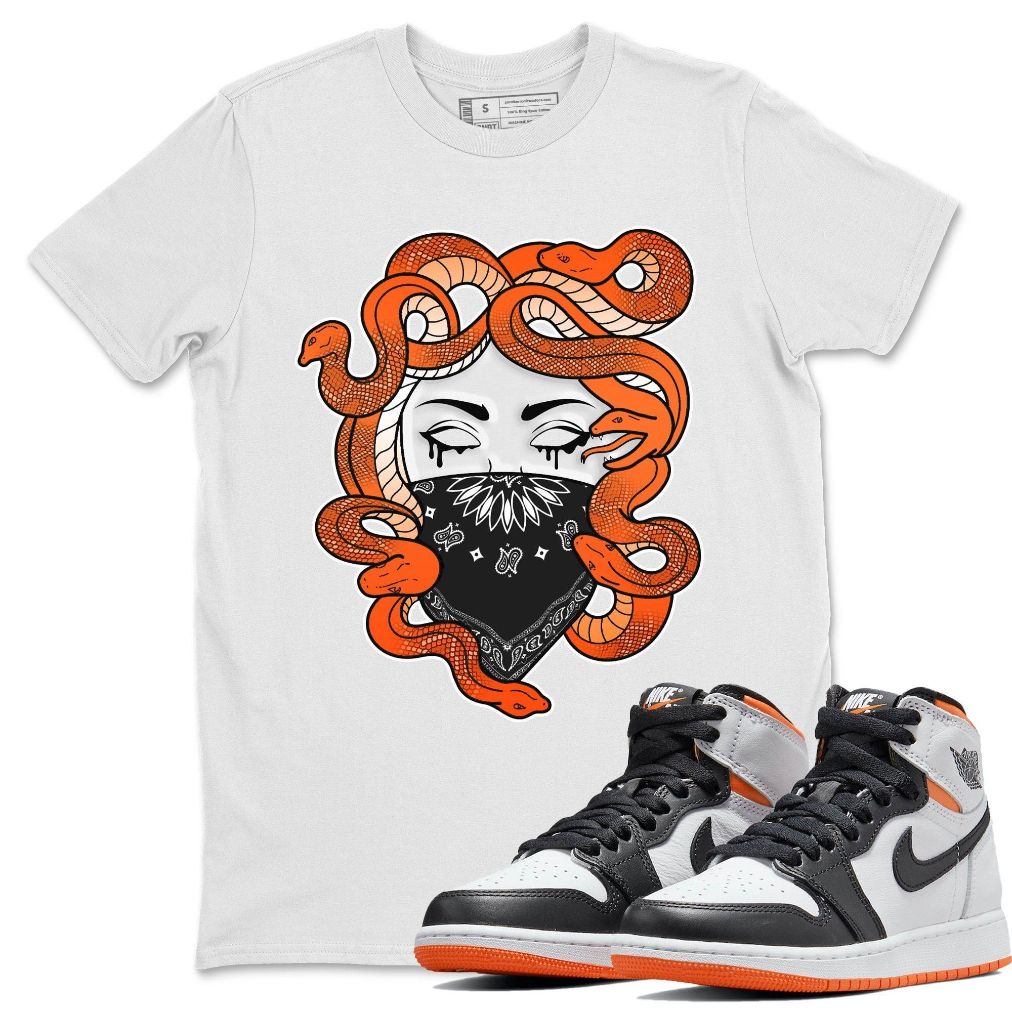 Medusa Unisex Tops - Air Jordan 1 Electro Orange