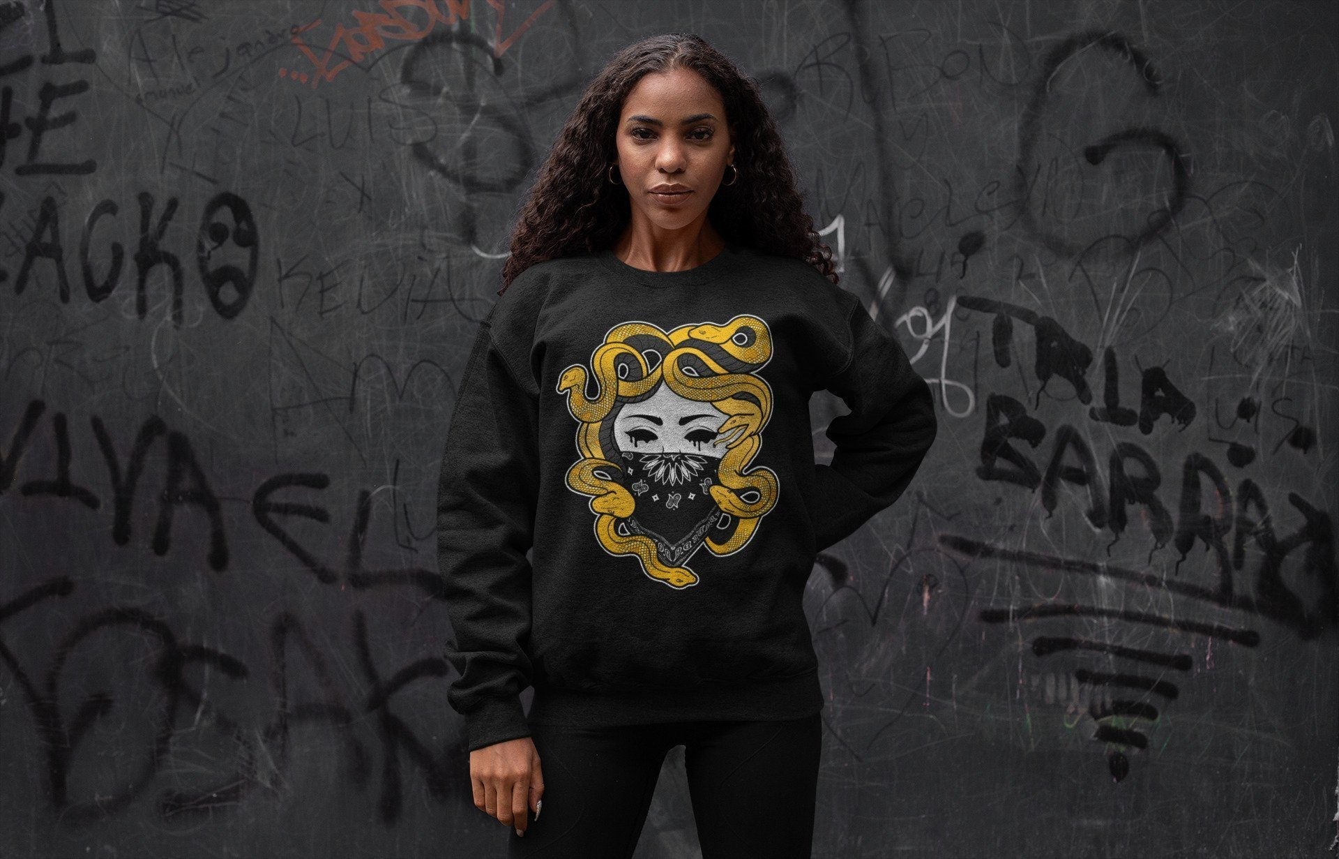 Medusa Unisex Tops - Air Jordan 1 Pollen